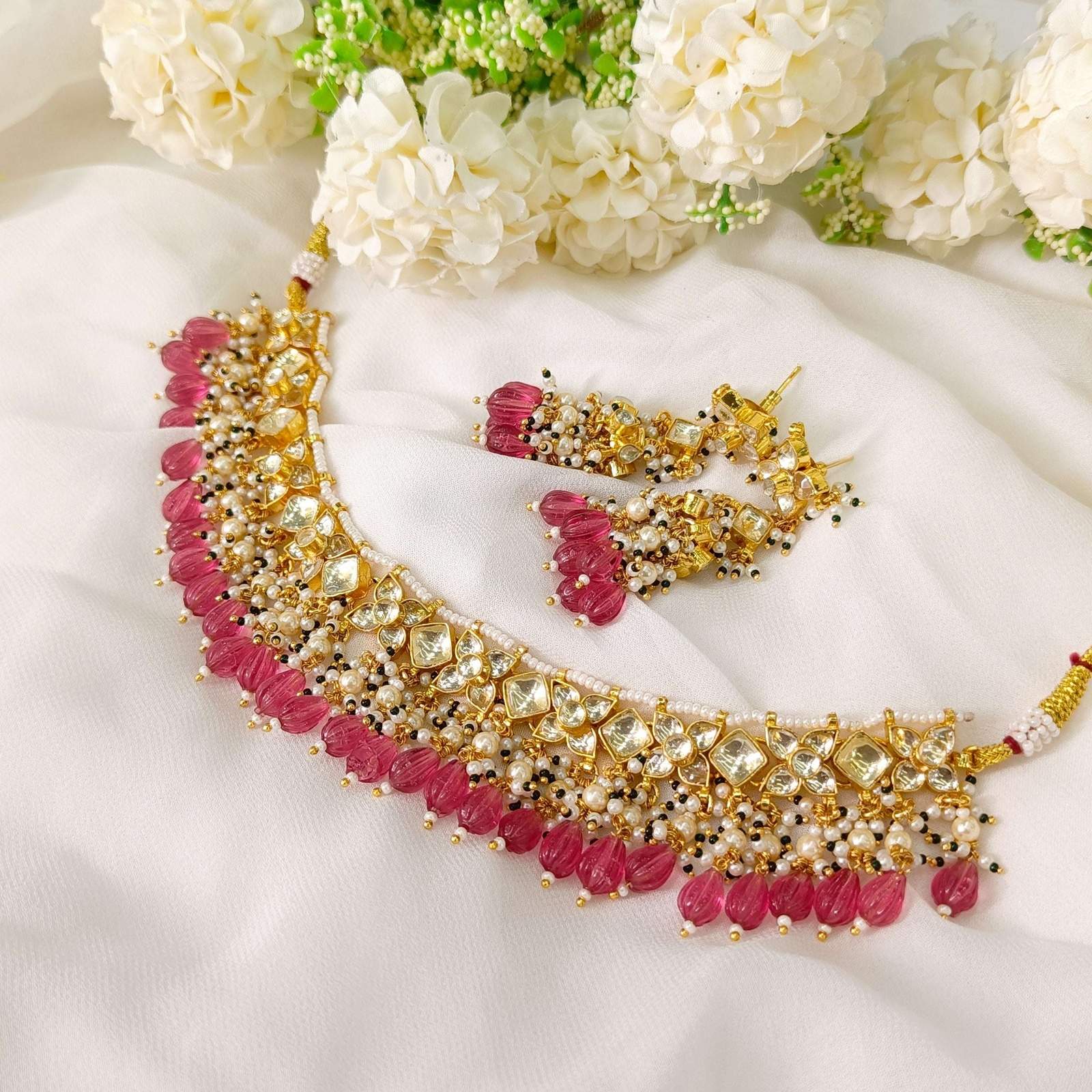 Nayaab Jaanvi Polki Neckpiece