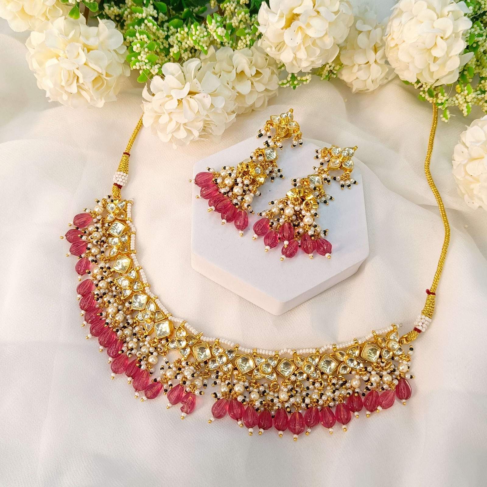Nayaab Jaanvi Polki Neckpiece