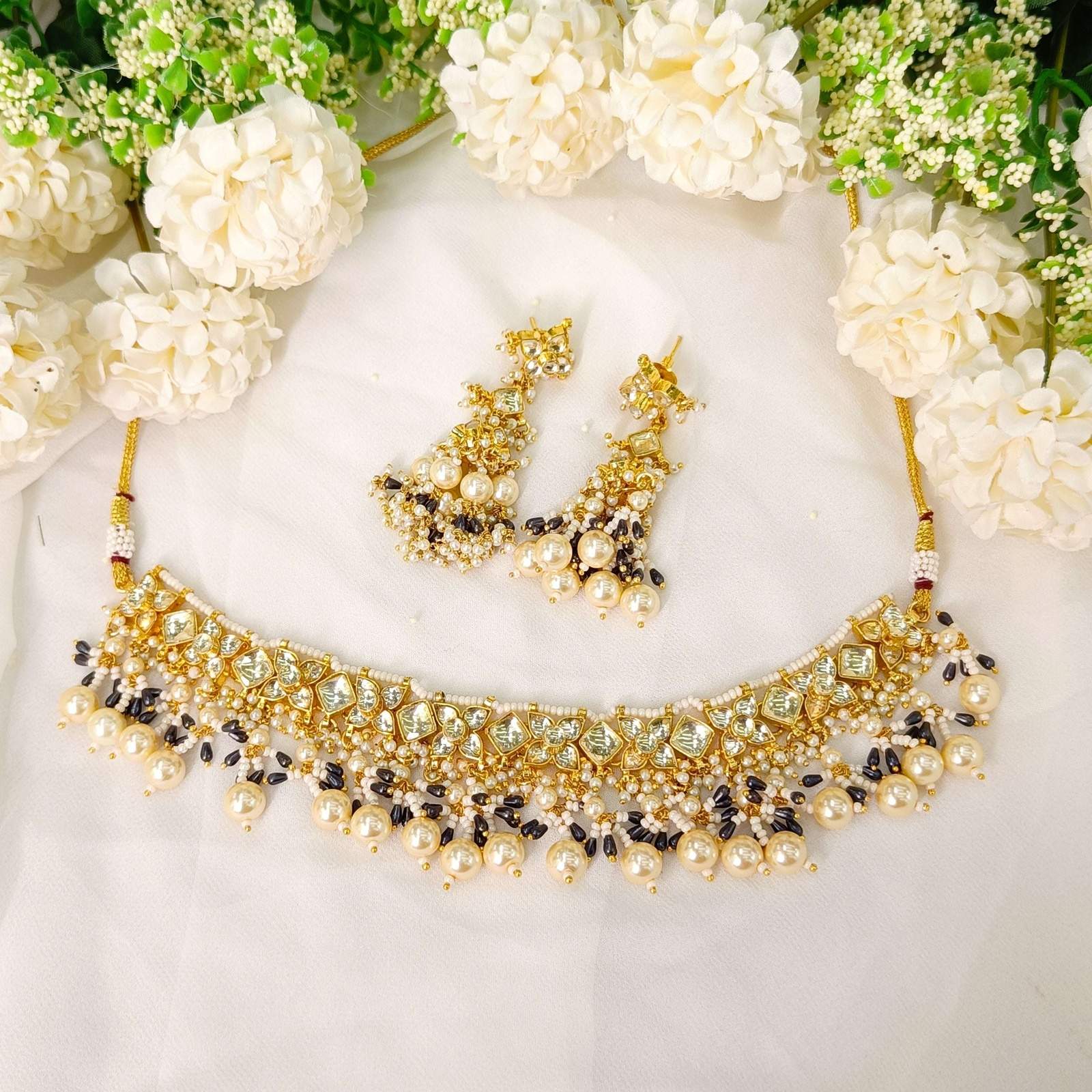 Nayaab Jaanvi Polki Neckpiece