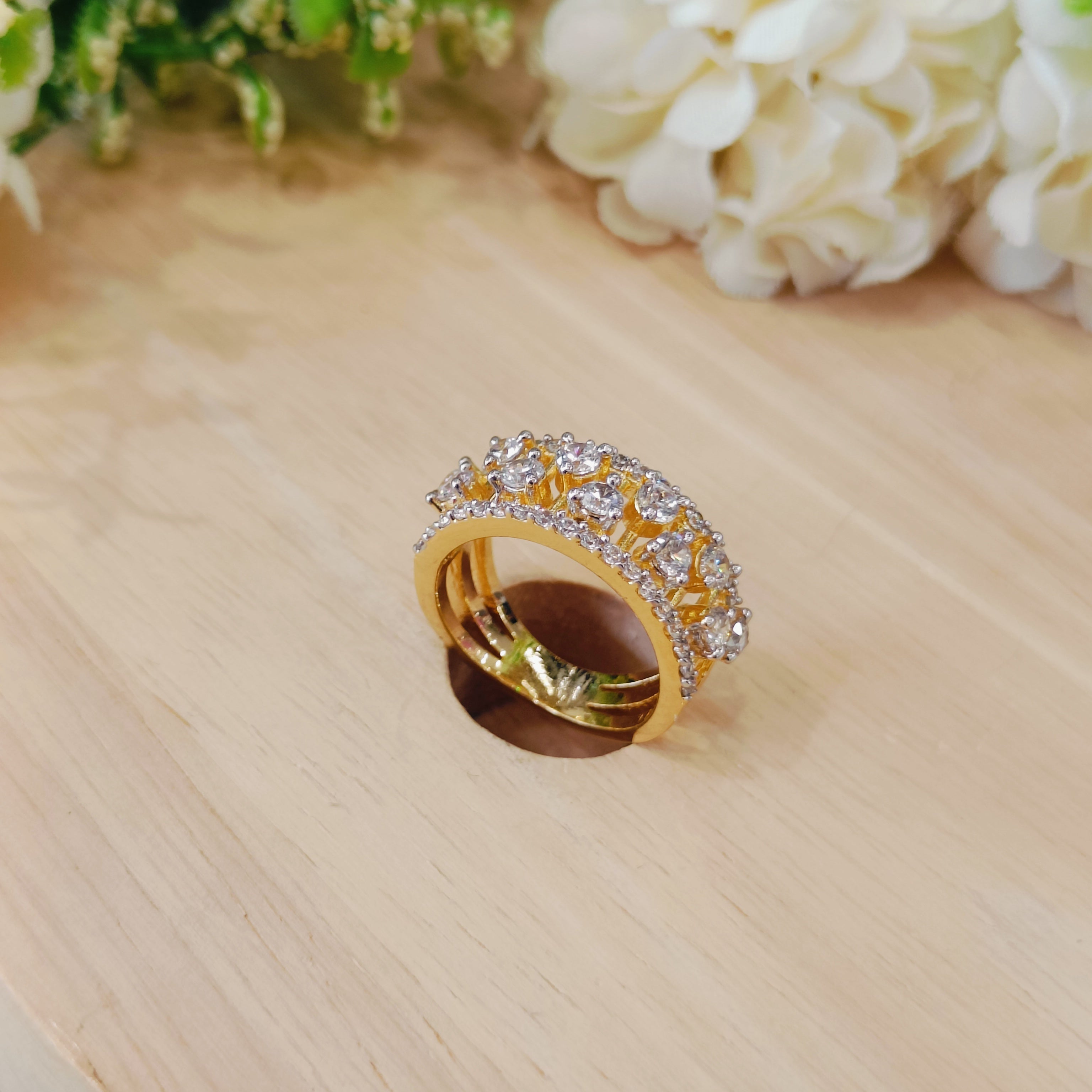 Vs Sterling Silver Cocktail Ring 182 7g