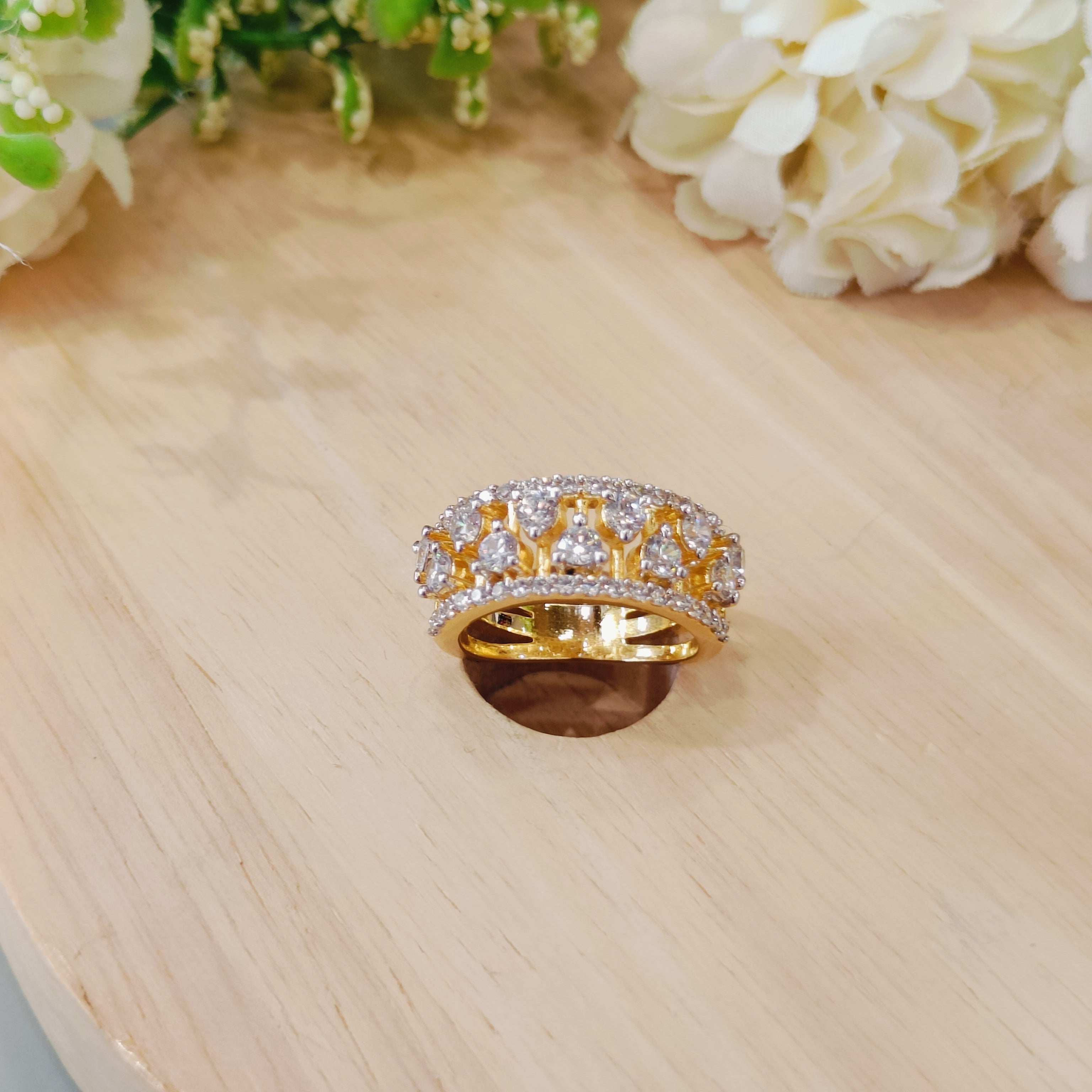 Vs Sterling Silver Cocktail Ring 182 7g