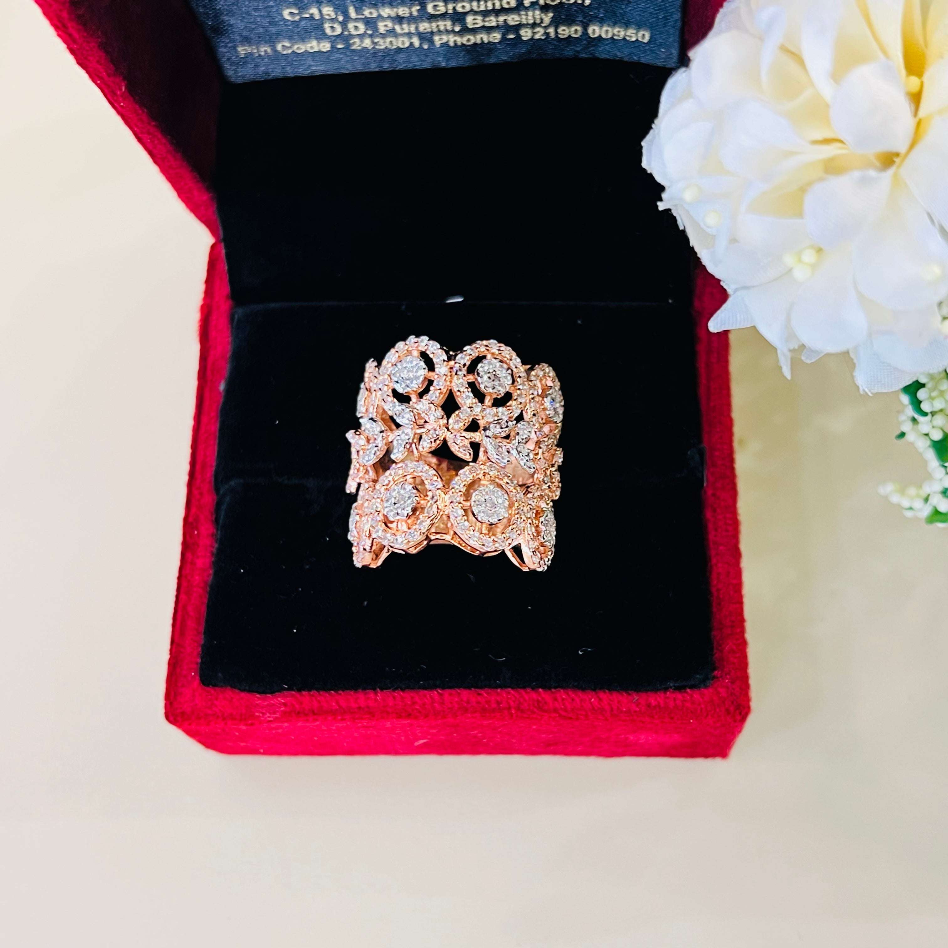 V.s sterling silver cocktail ring 084