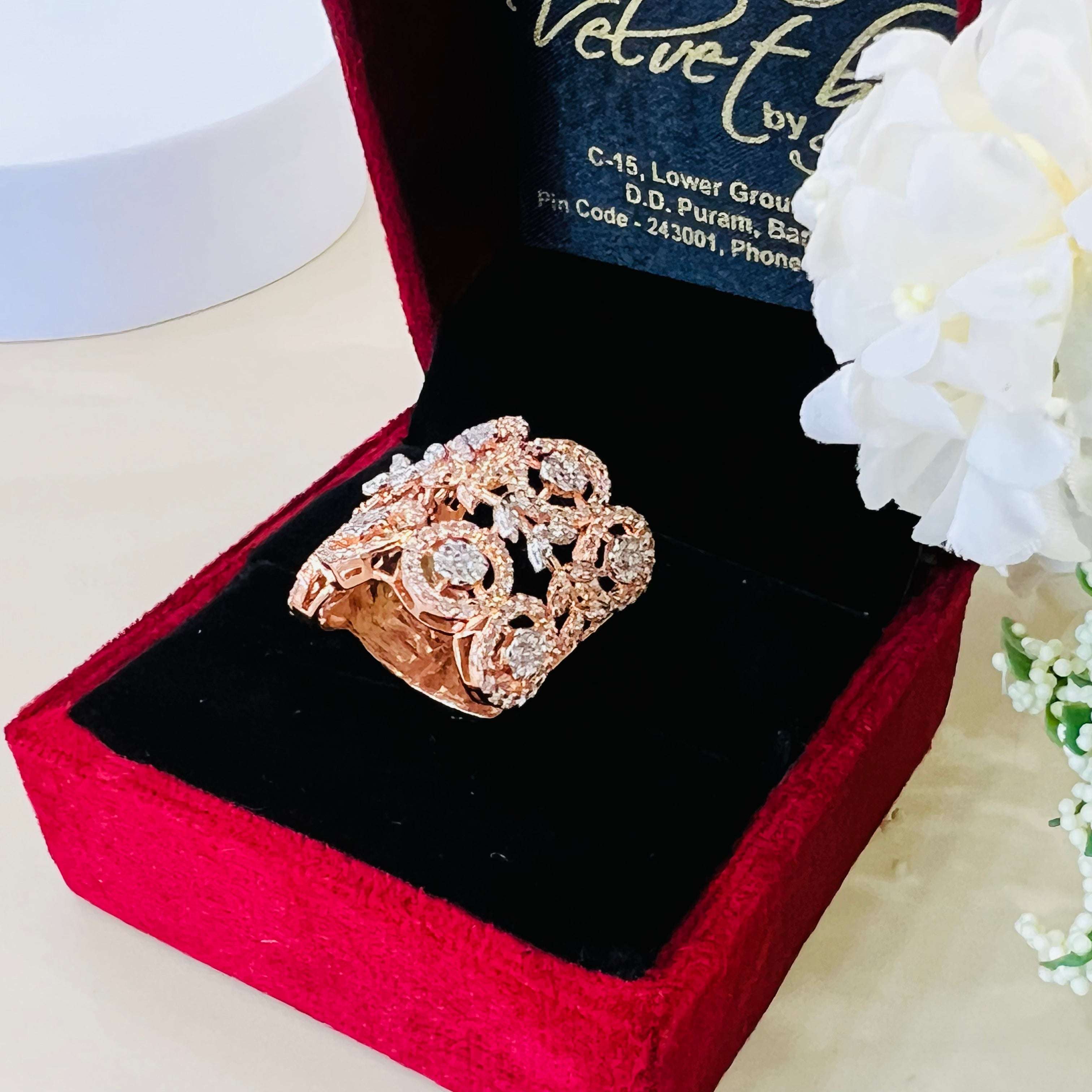 V.s sterling silver cocktail ring 084