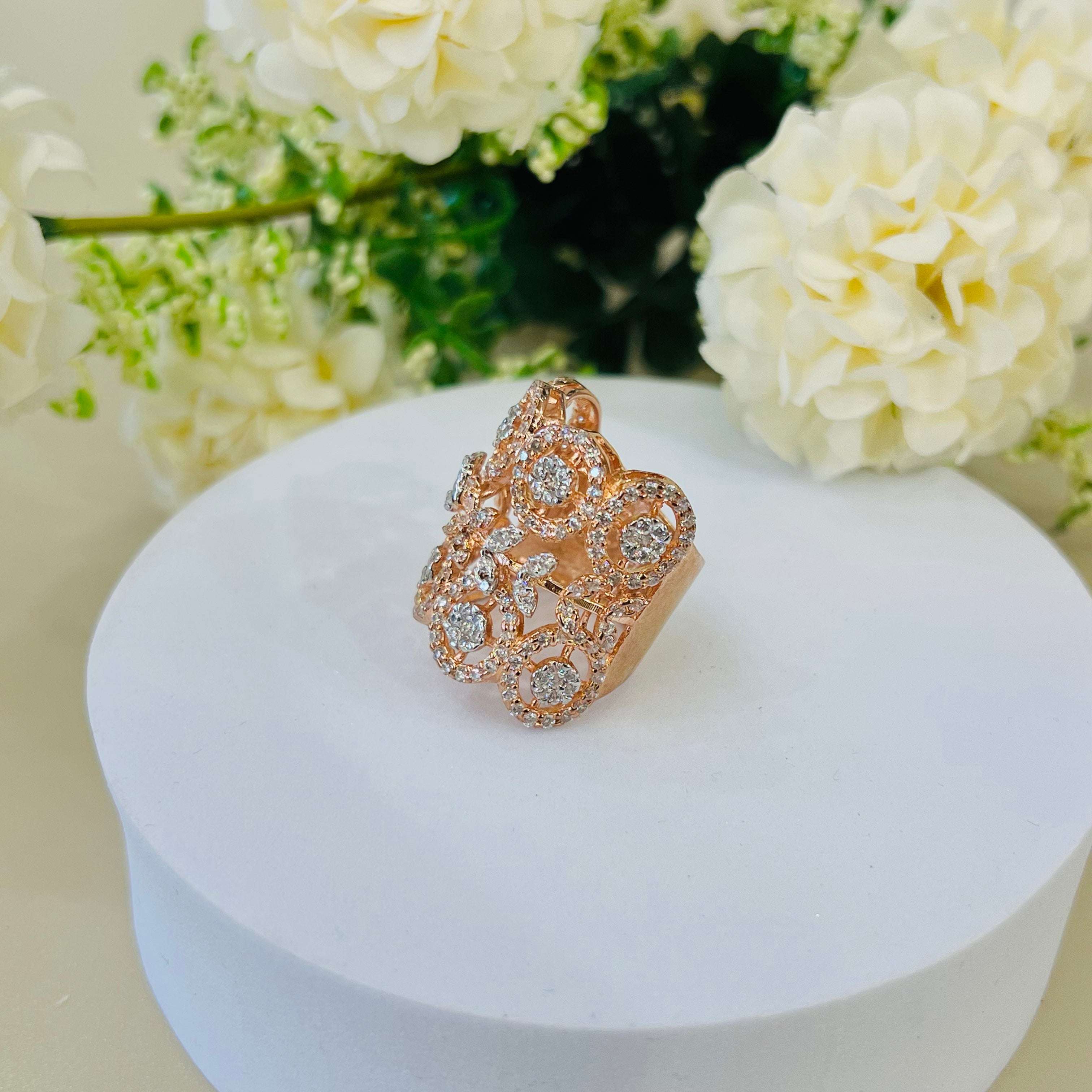 V.s sterling silver cocktail ring 084