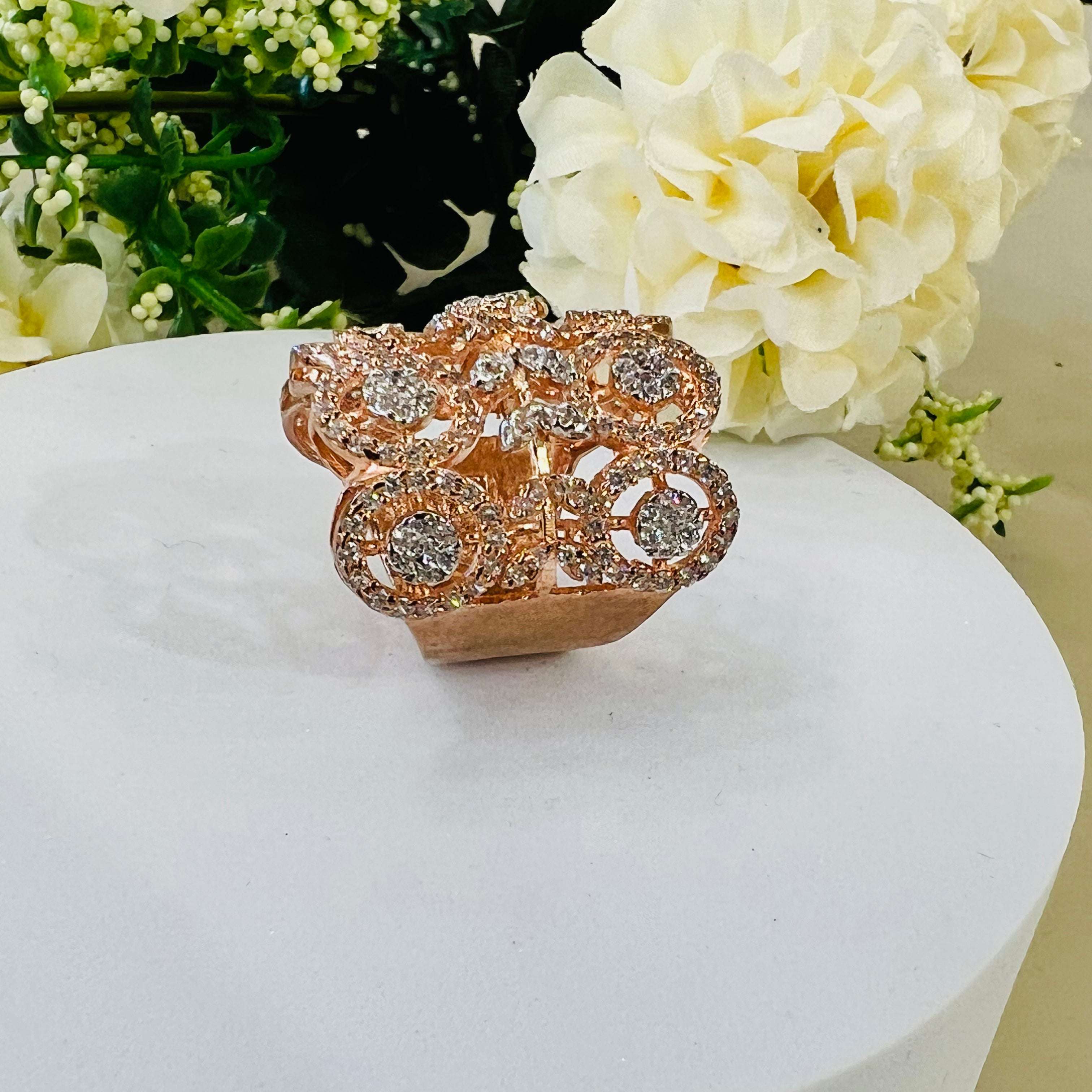 V.s sterling silver cocktail ring 084