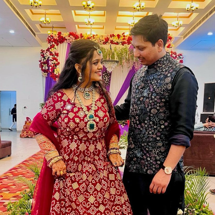 Nayaab Kashvi Polki Neckpiece
