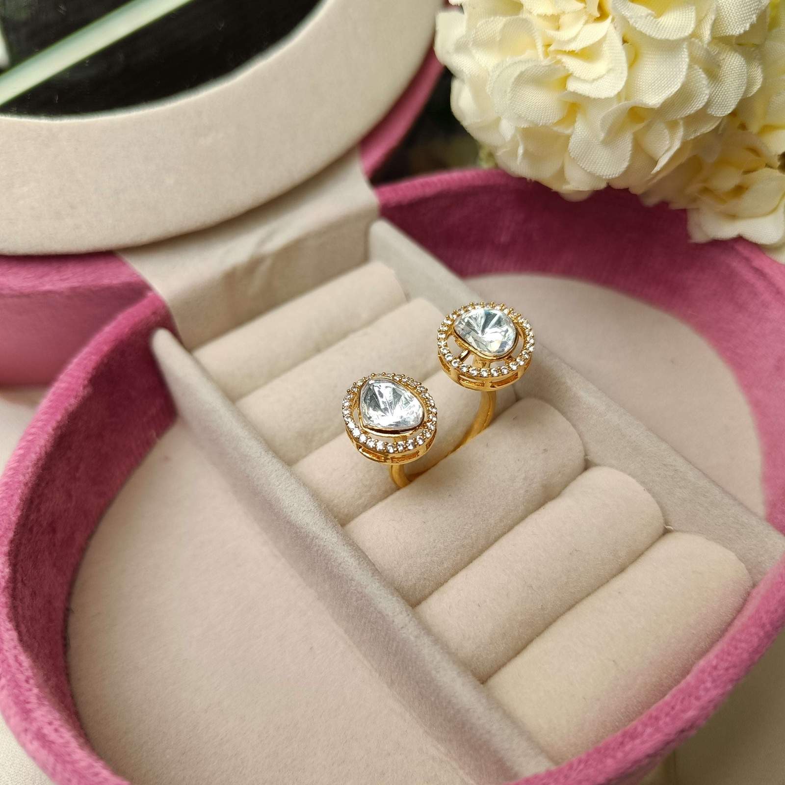Nayaab heer polki ring