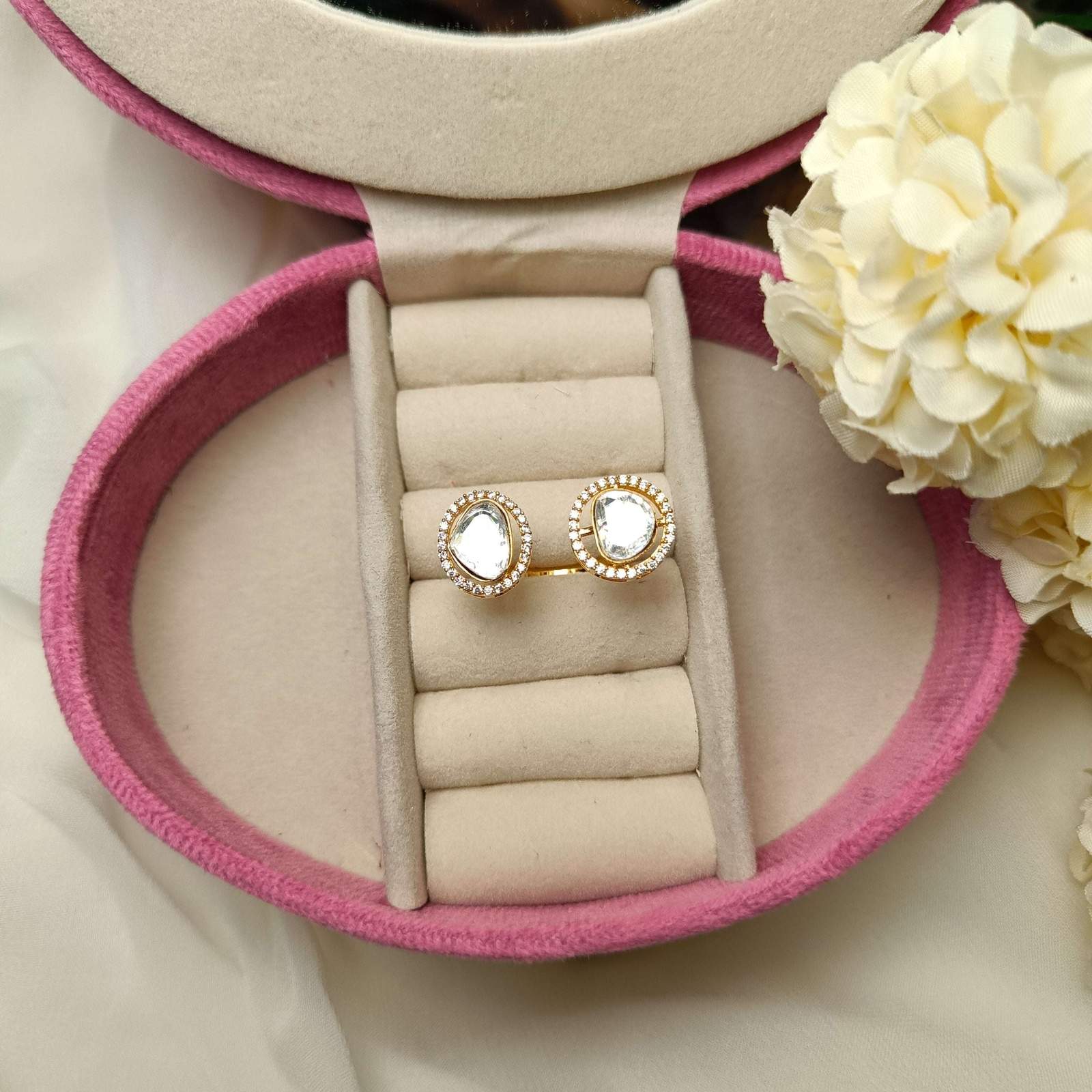 Nayaab heer polki ring