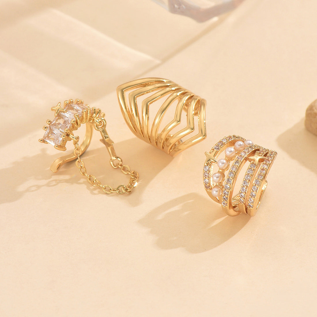 Layla Triple Earcuff