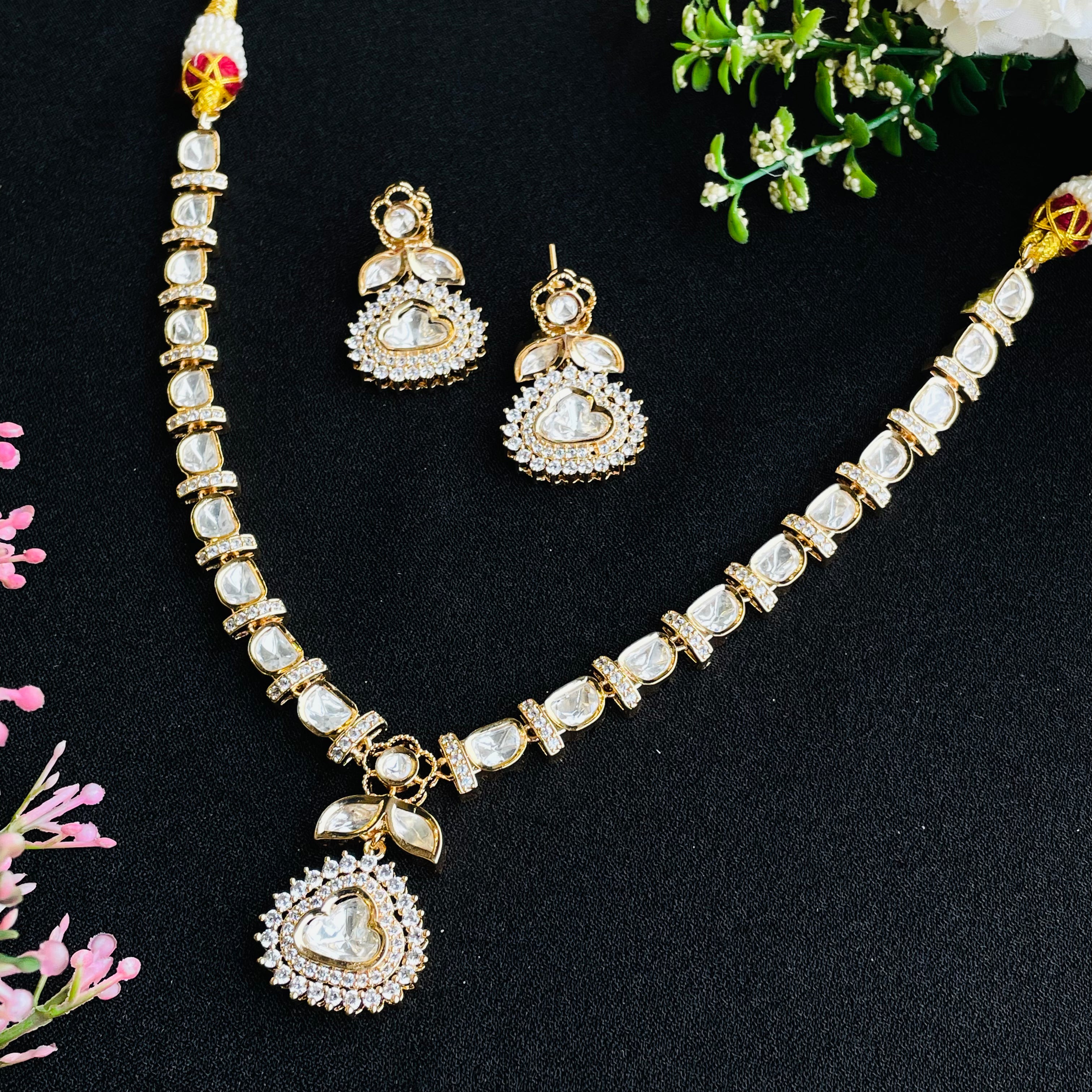 Nayaab mahika polki neckpiece