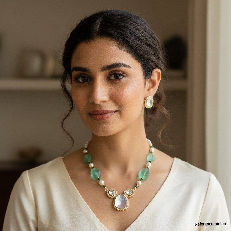 Nayaab Zora Polki Neckpiece