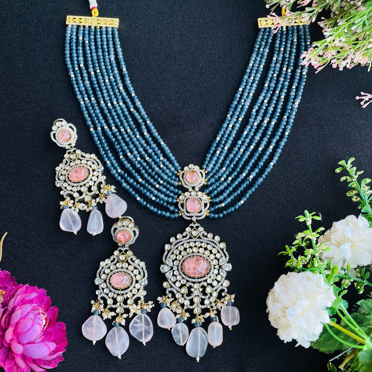 Nayaab Adya Polki Neckpiece