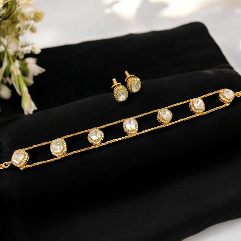 Nayaab Aaliya polki neckpiece