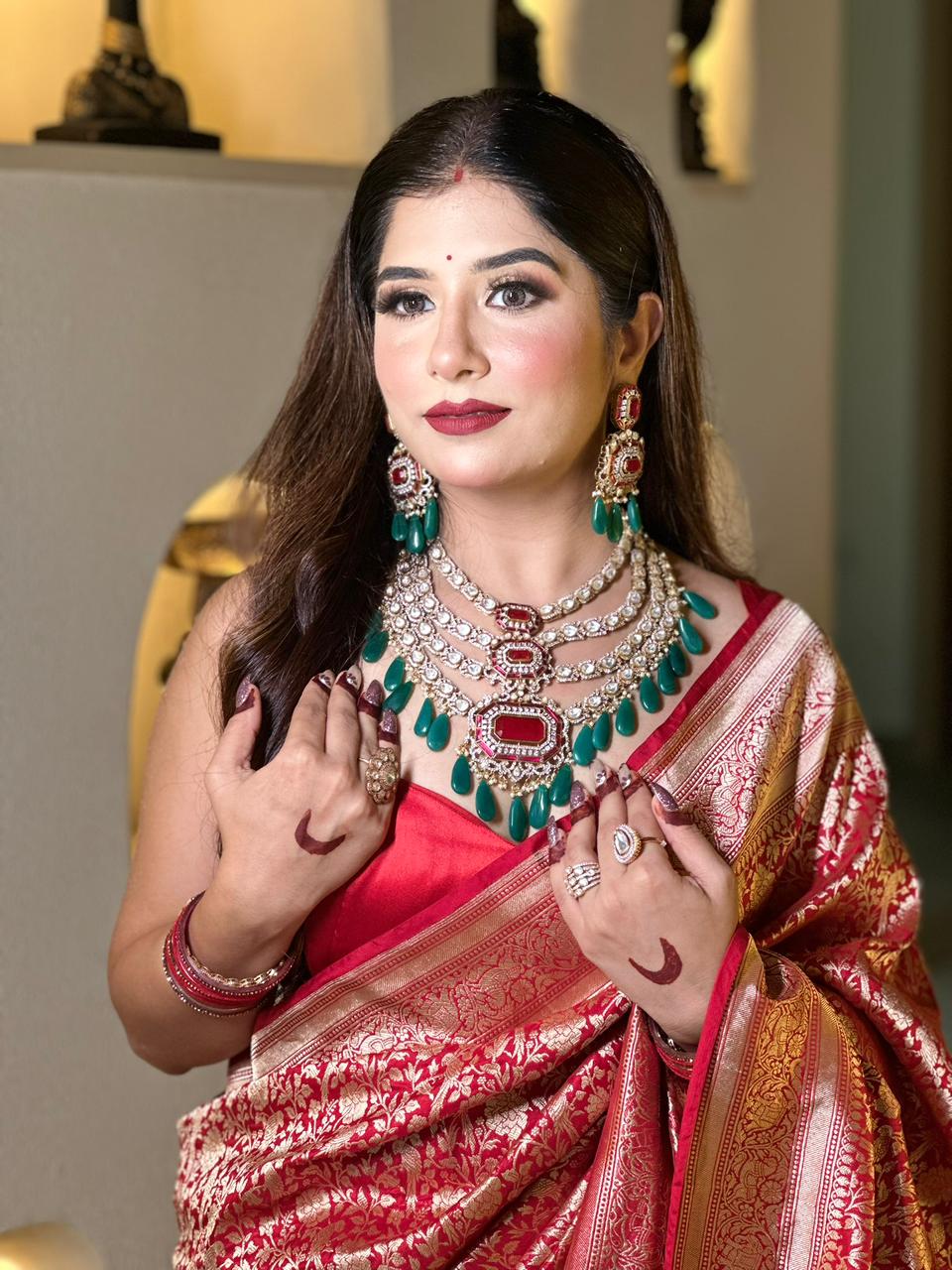 Nayaab Sneha Polki Neckpiece