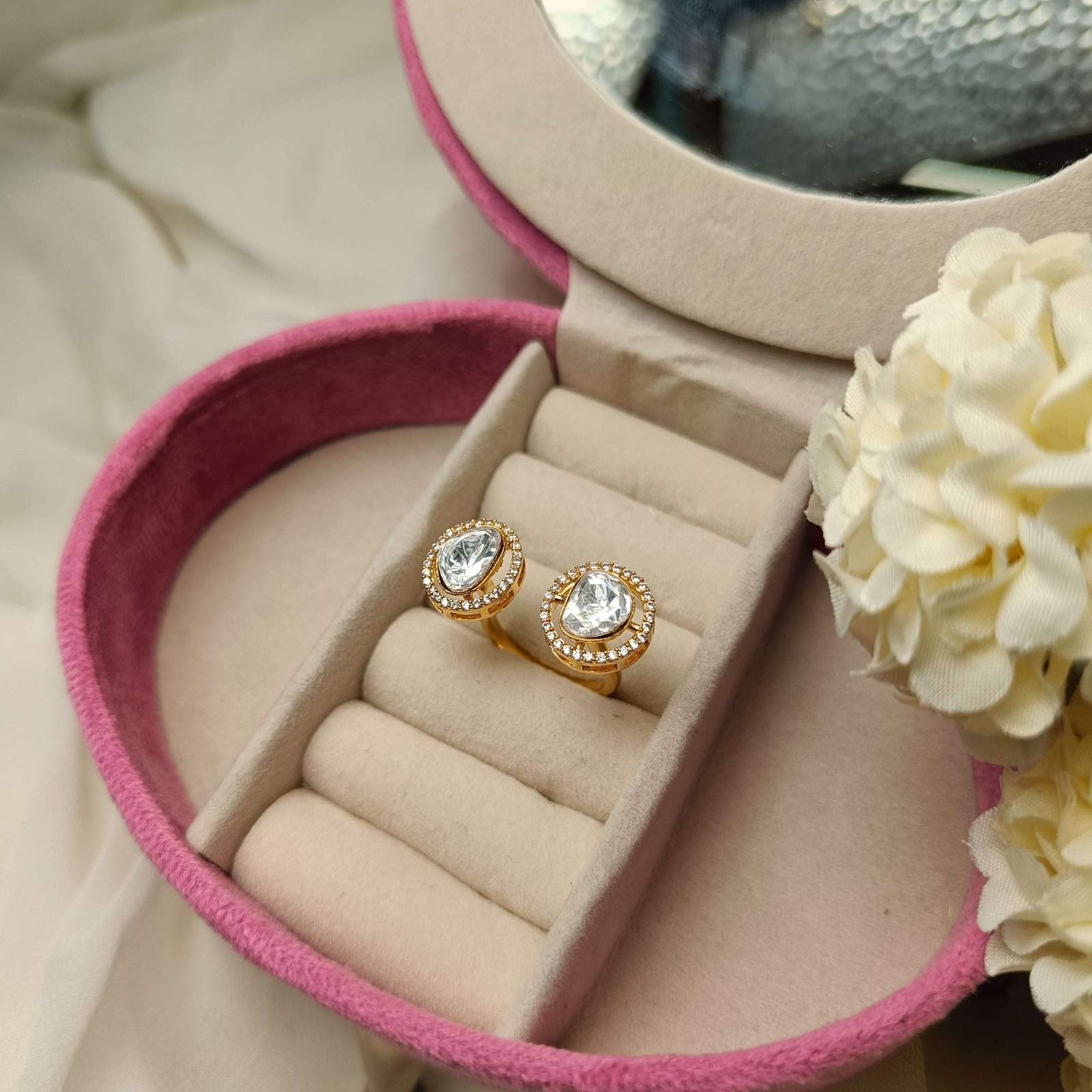 Nayaab heer polki ring