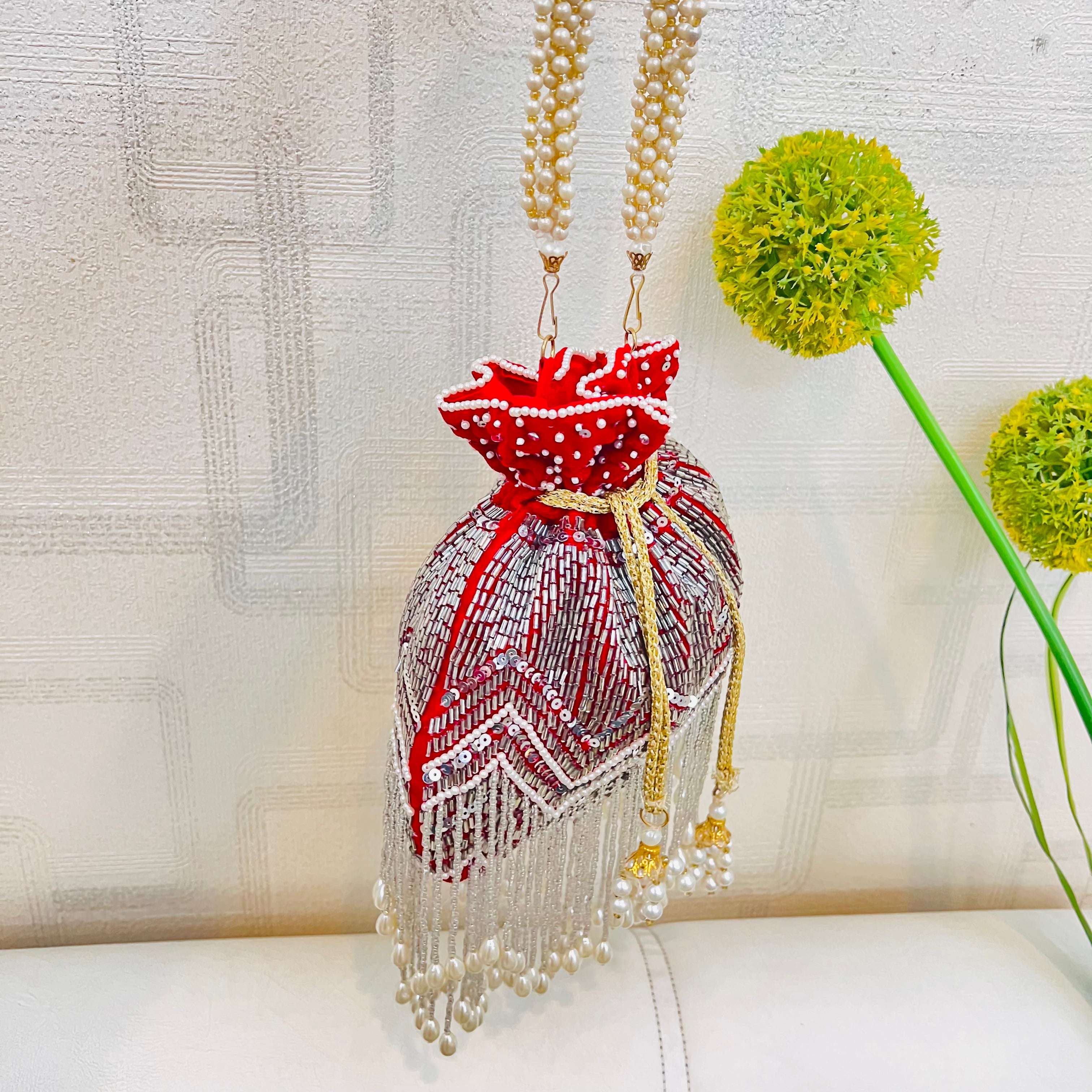 vs velvet potli velvet box by shweta