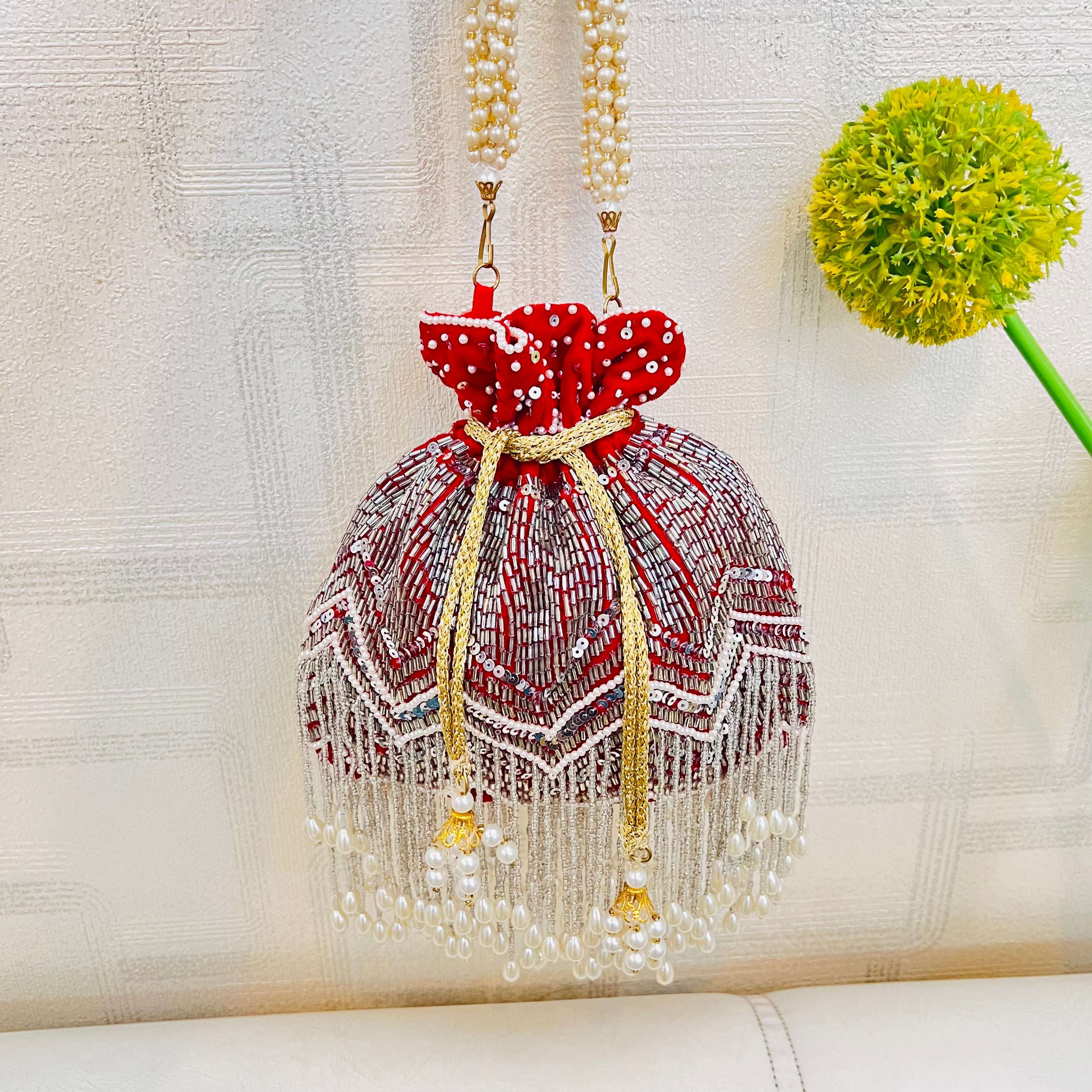 vs velvet potli velvet box by shweta