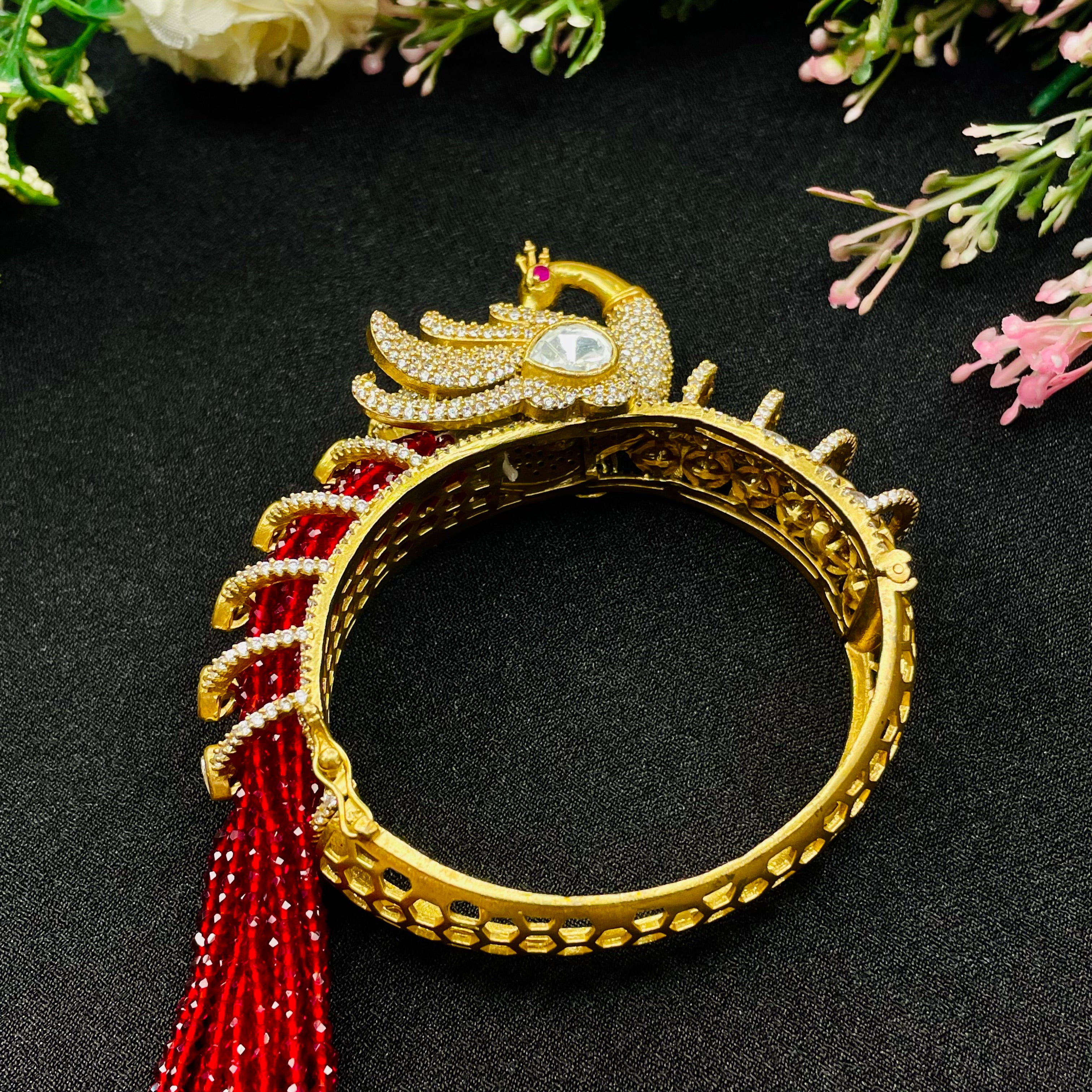Nayaab Peacock Bangle