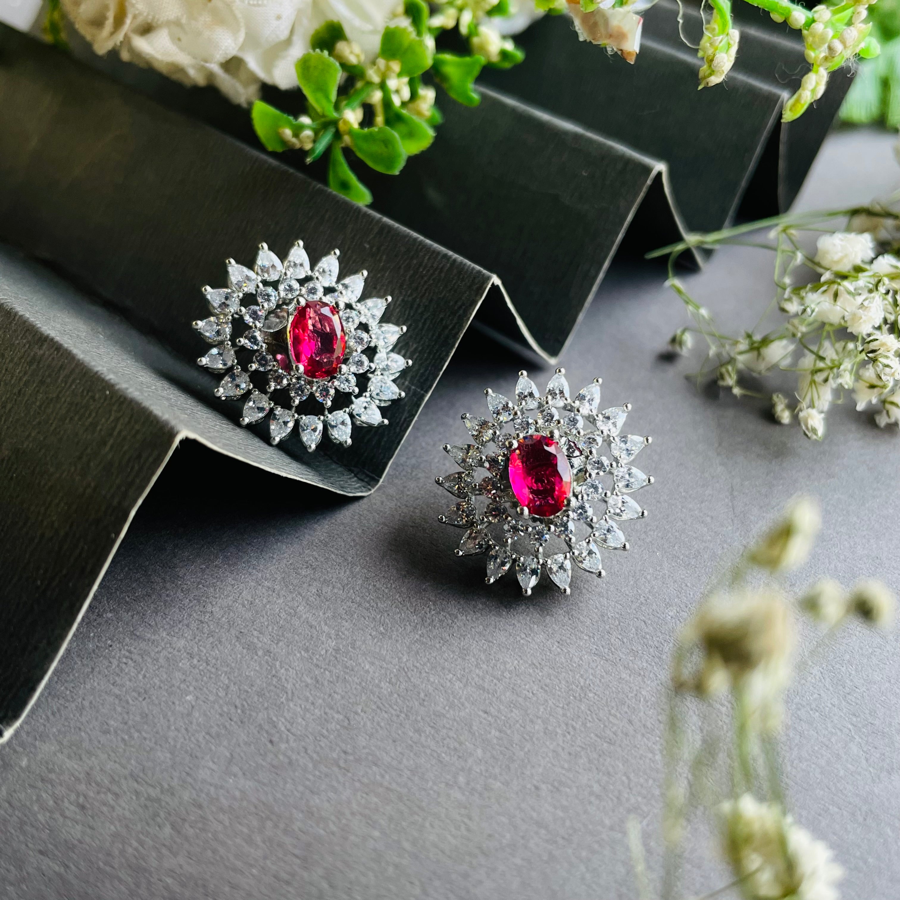 Ad  Bailey studs colour changeable