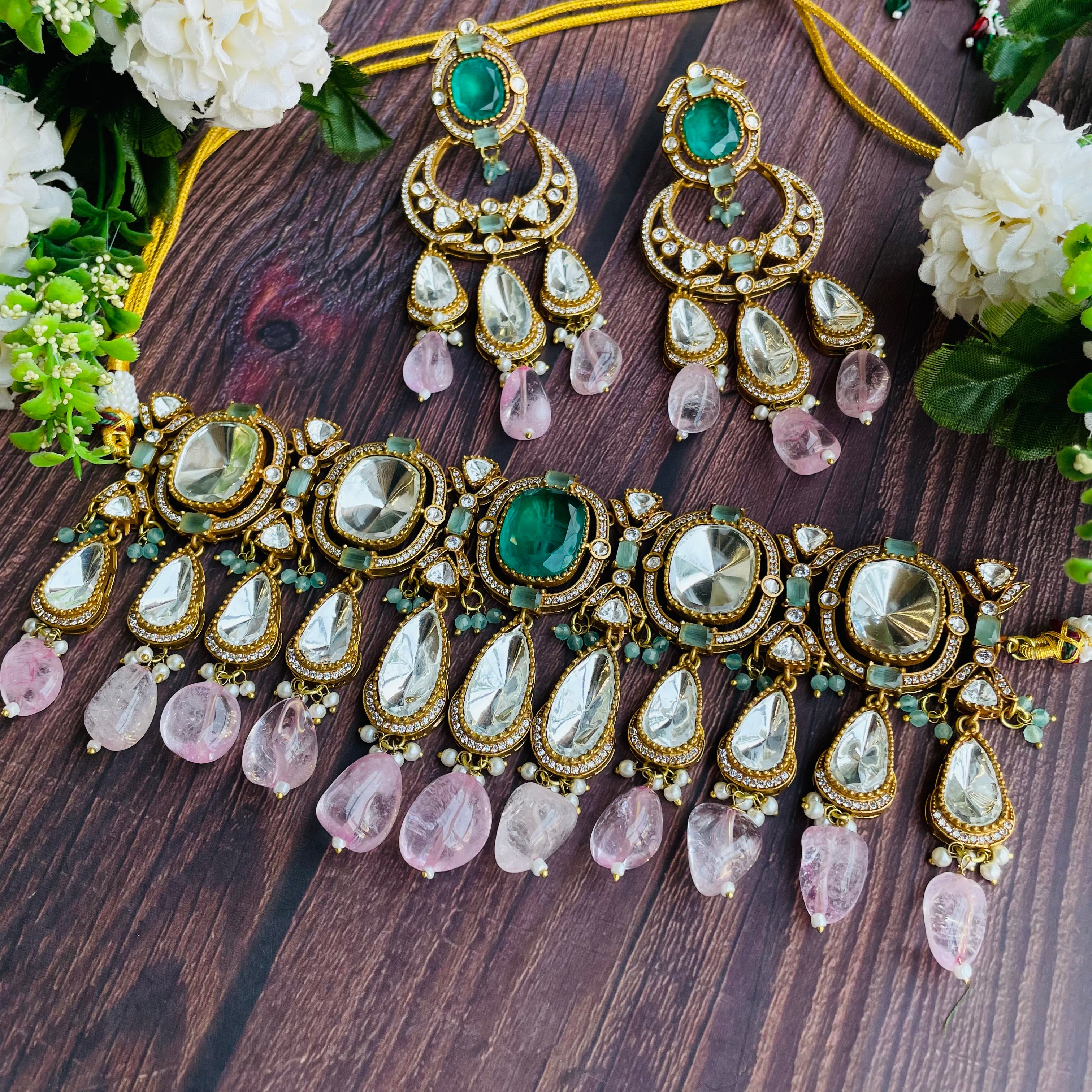 Nayaab Saloni polki choker