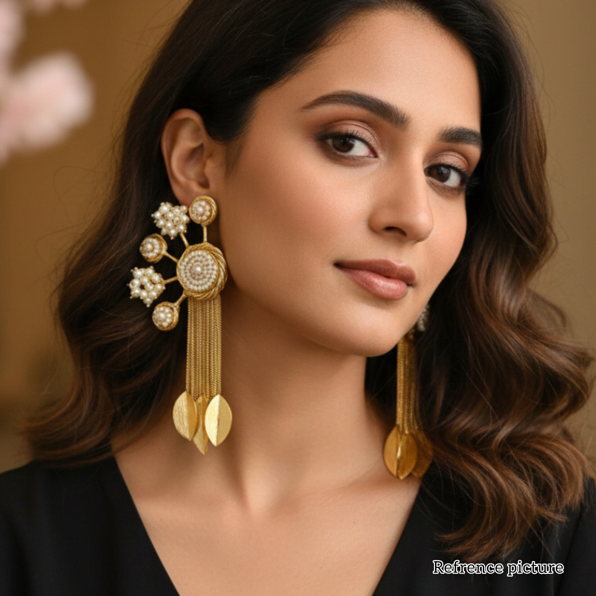 Nayaab Mahera Pearl Earrings