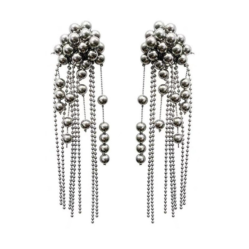 Layla Silver Beats Earrings
