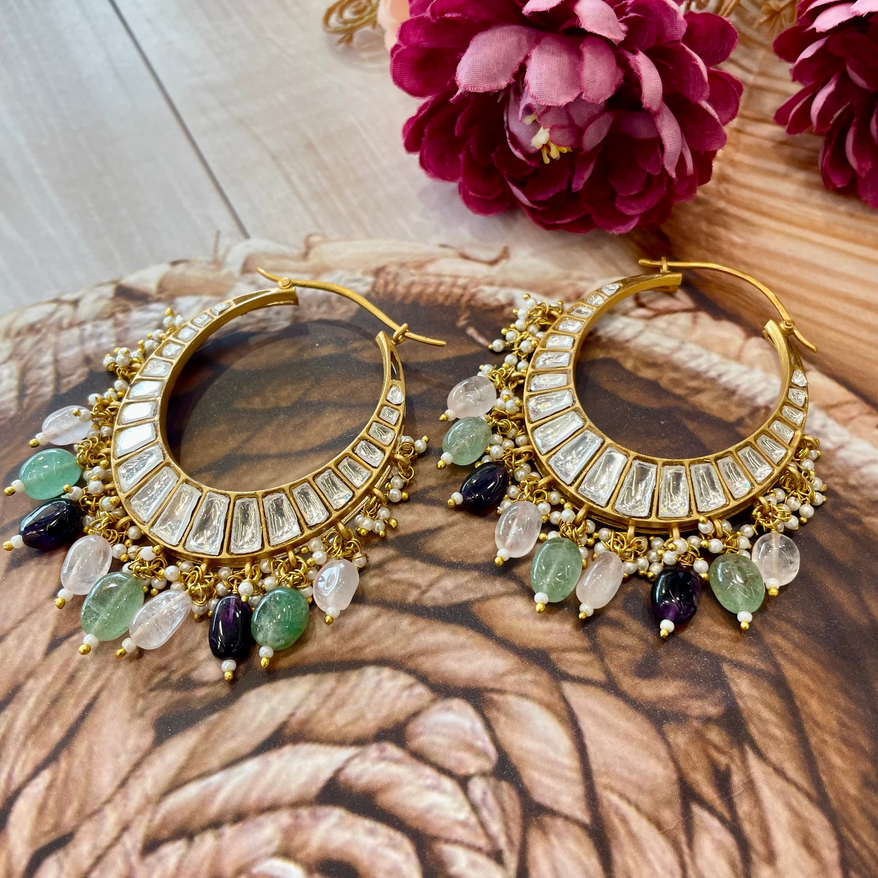 Nayaab Anaya Polki Earrings