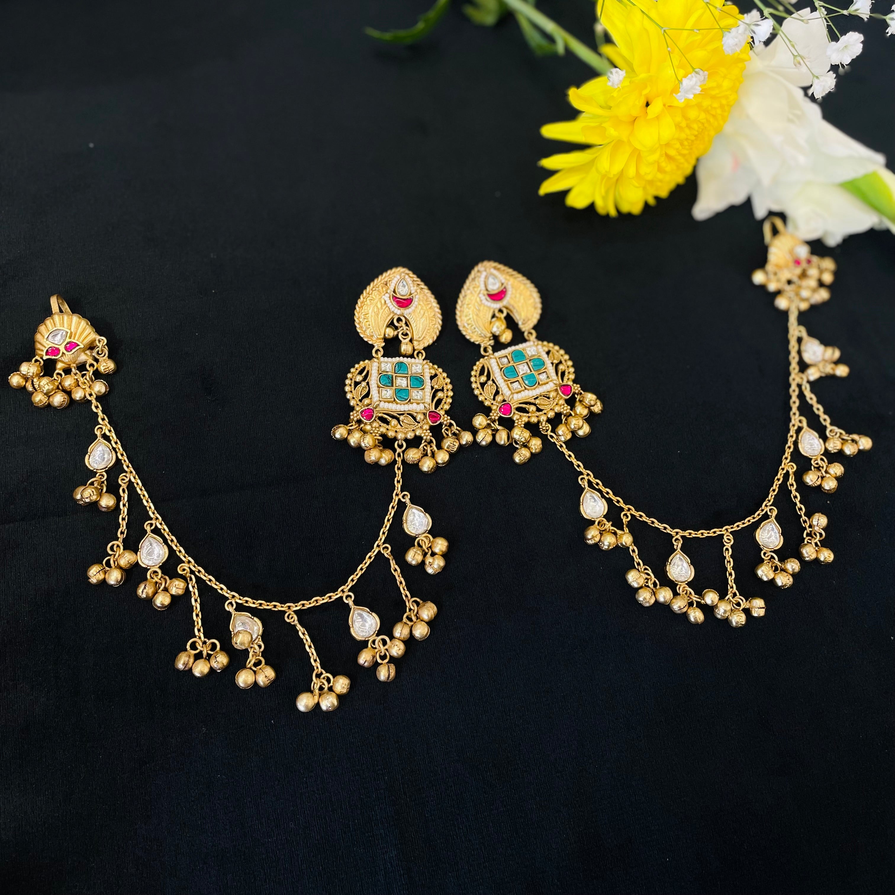 Nayaab Earrings with kansahara