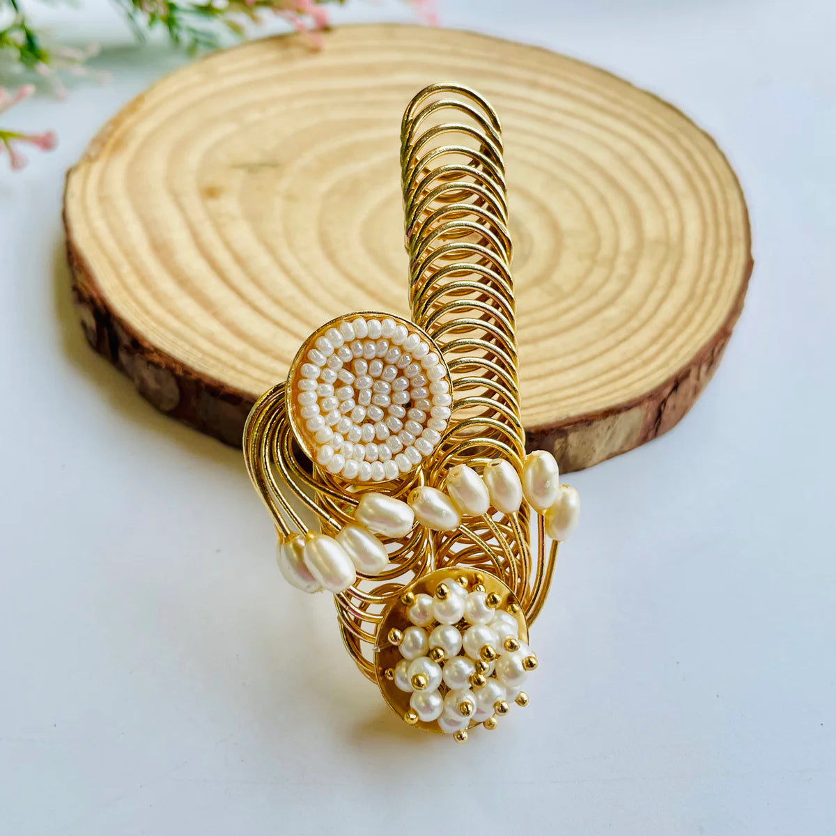 Nayaab Raavi Ring,Bracelet,Earring Combo