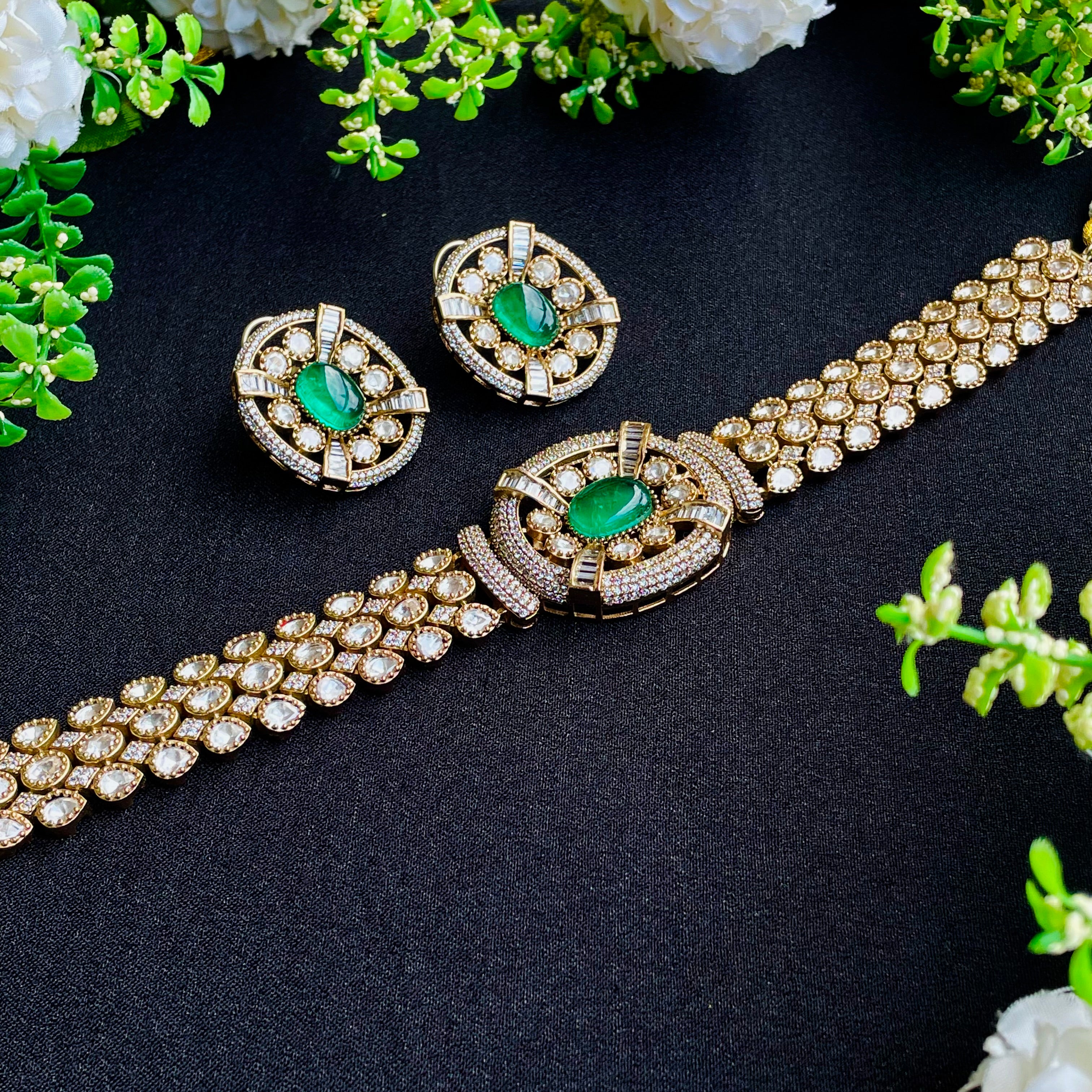 Nayaab Raina Polki Choker
