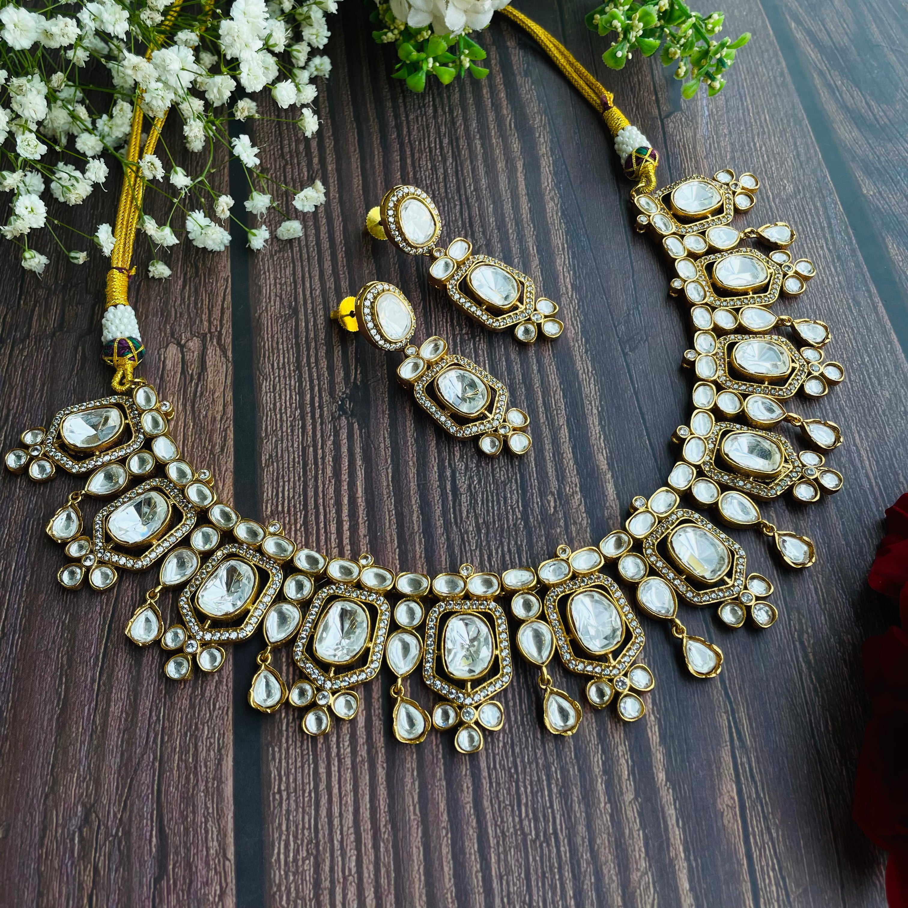 Nayaab Rani Polki Neckpiece