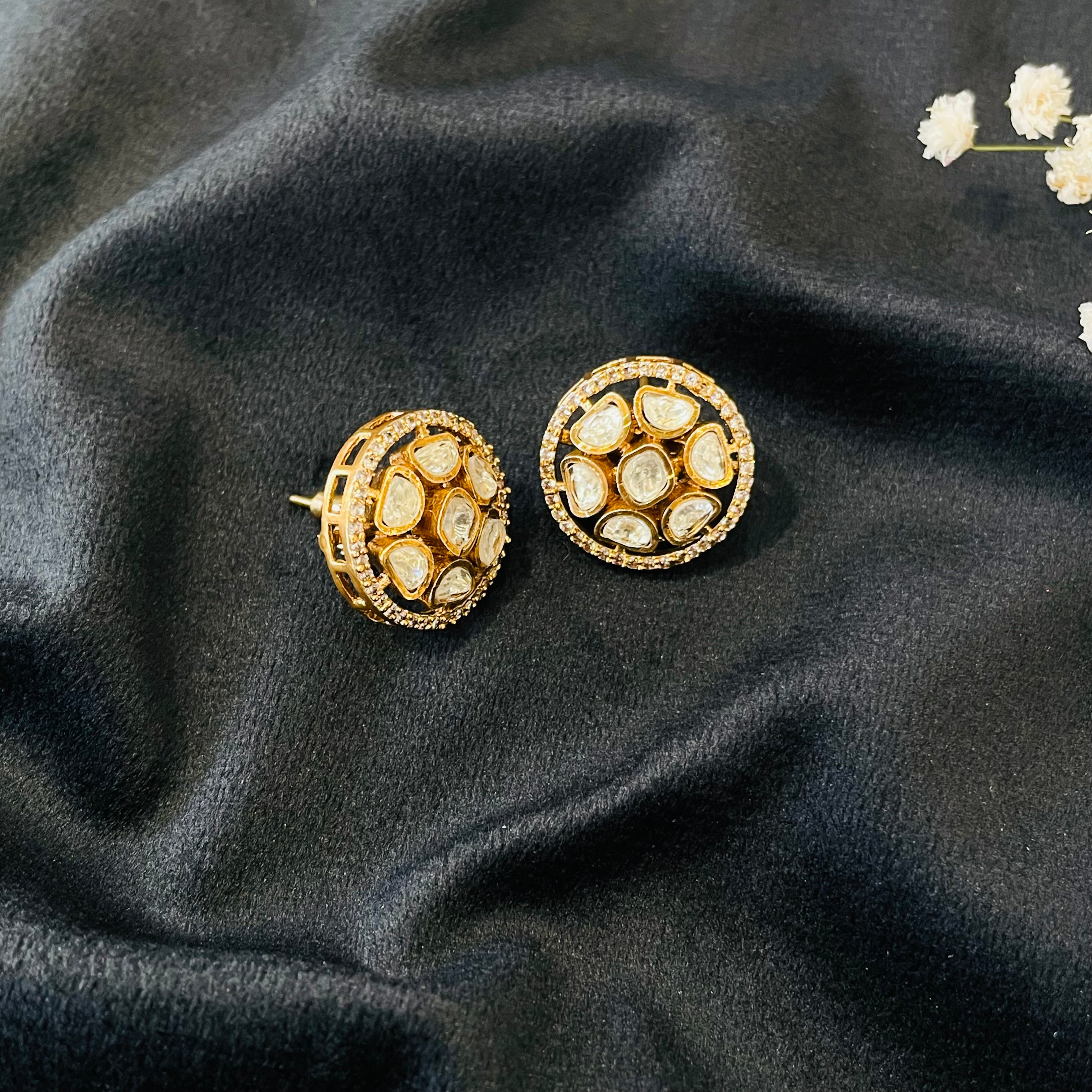 Nayaab Suhani Polki studs