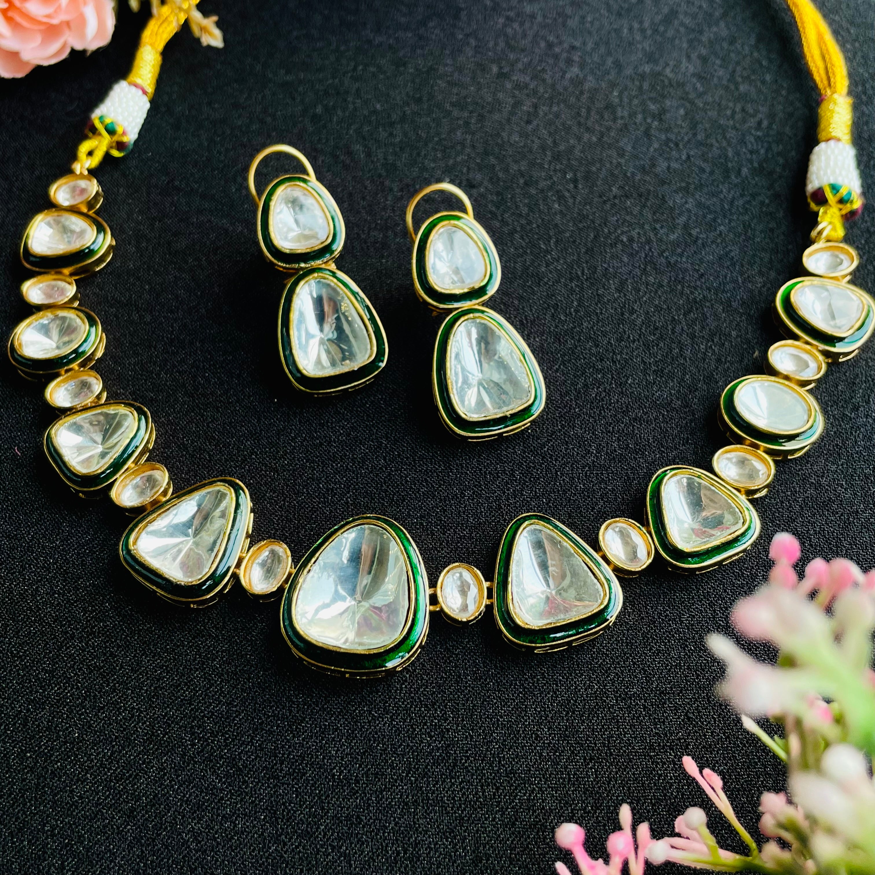 Nayaab Ishani Polki Neckpiece