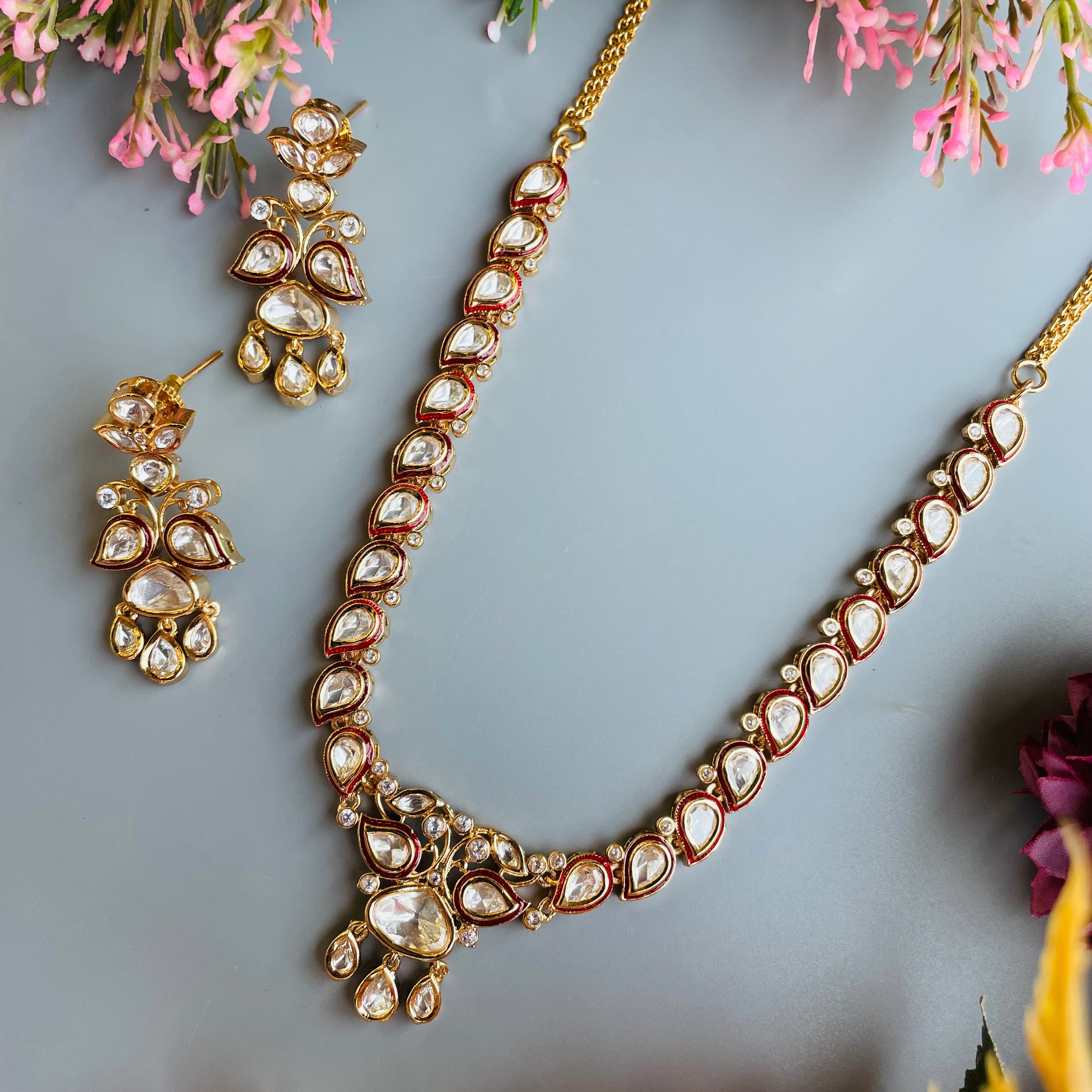 Nayaab Priya Polki Neckpiece