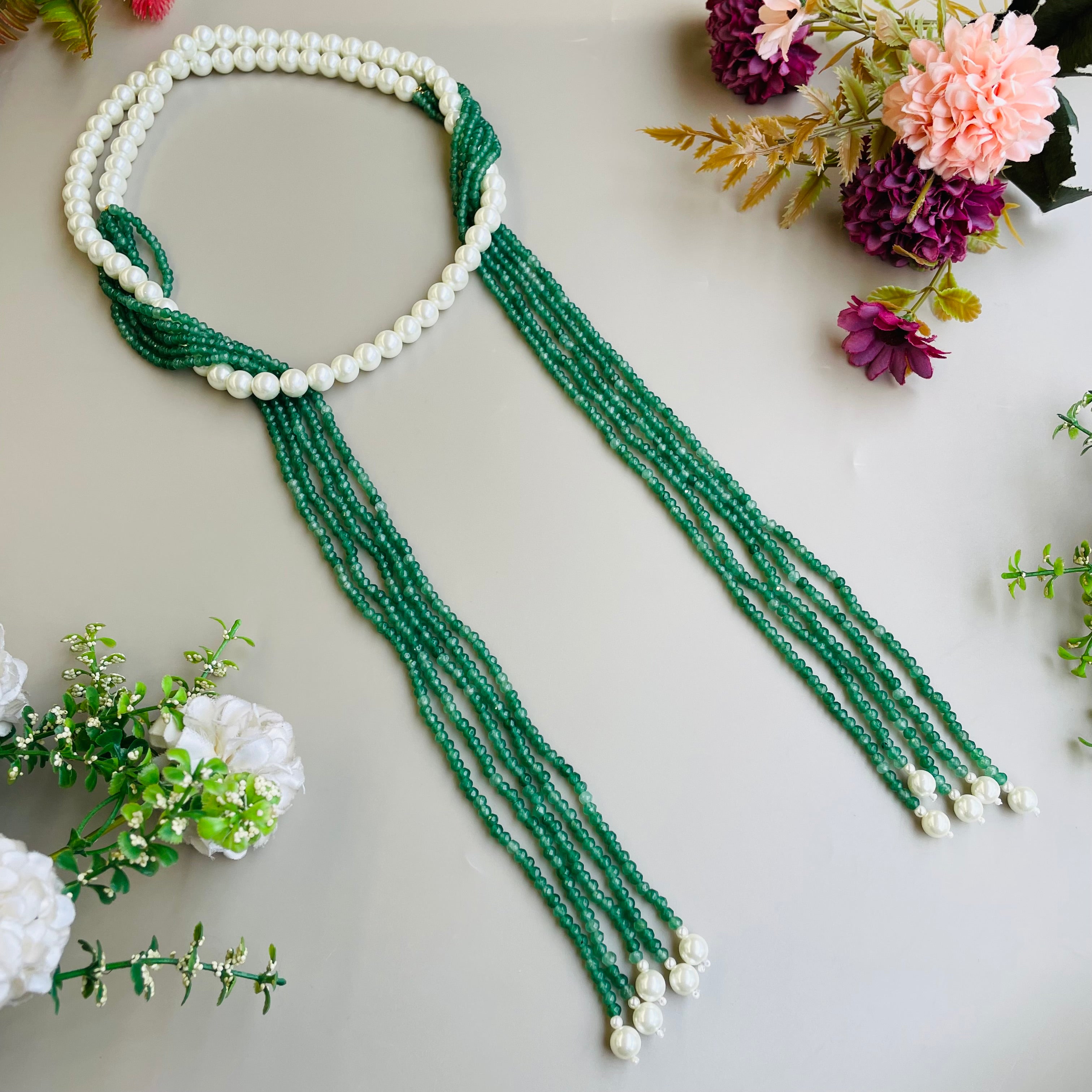 Nayaab jigyasa  Pearl long mala