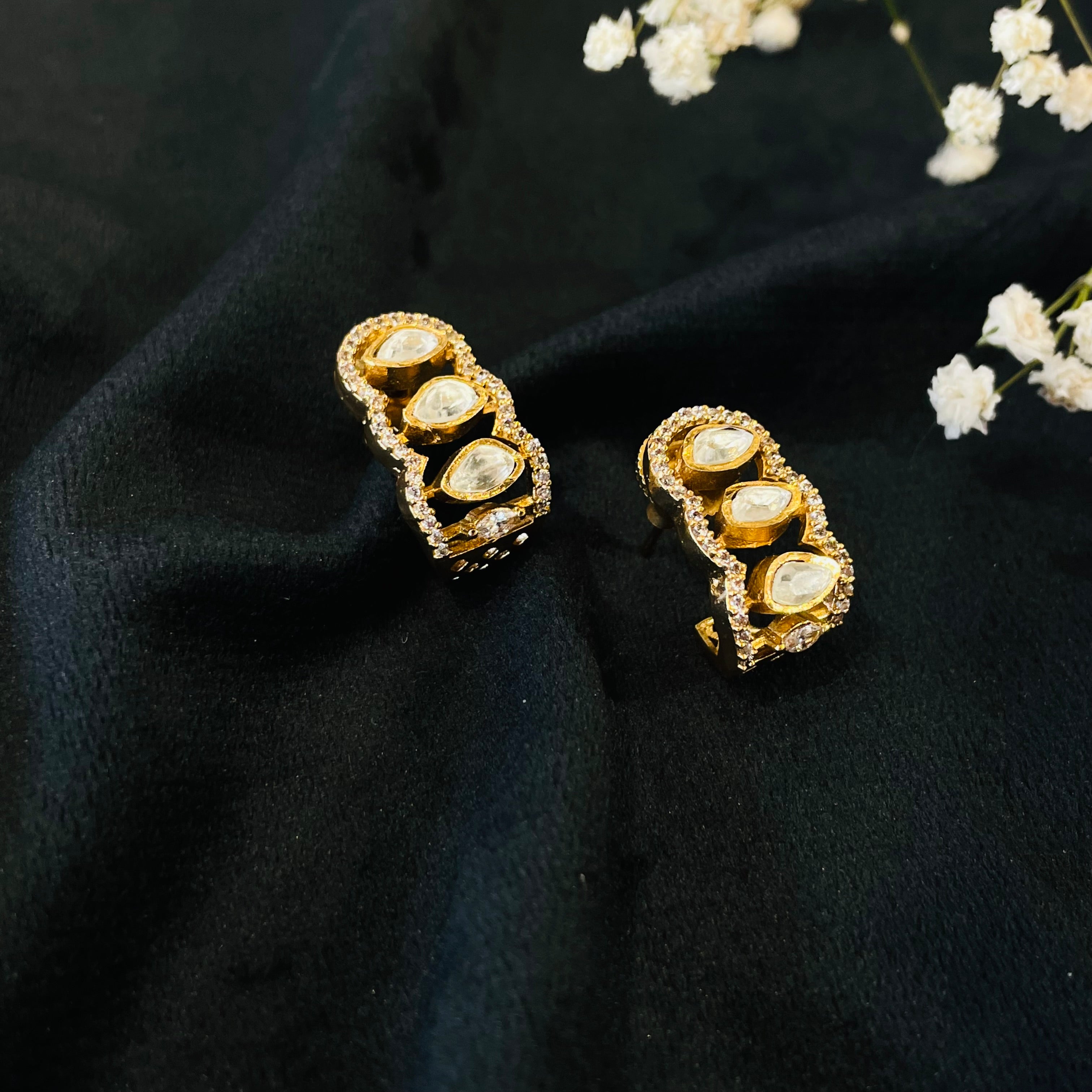 Nayaab Kajal Polki Studs