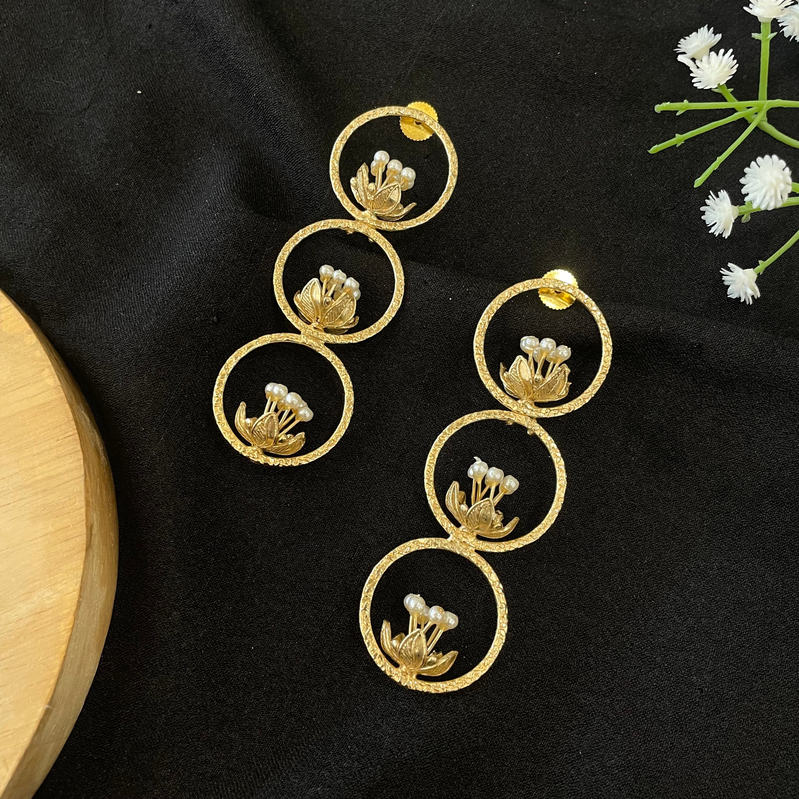 Lotus Glow Earrings
