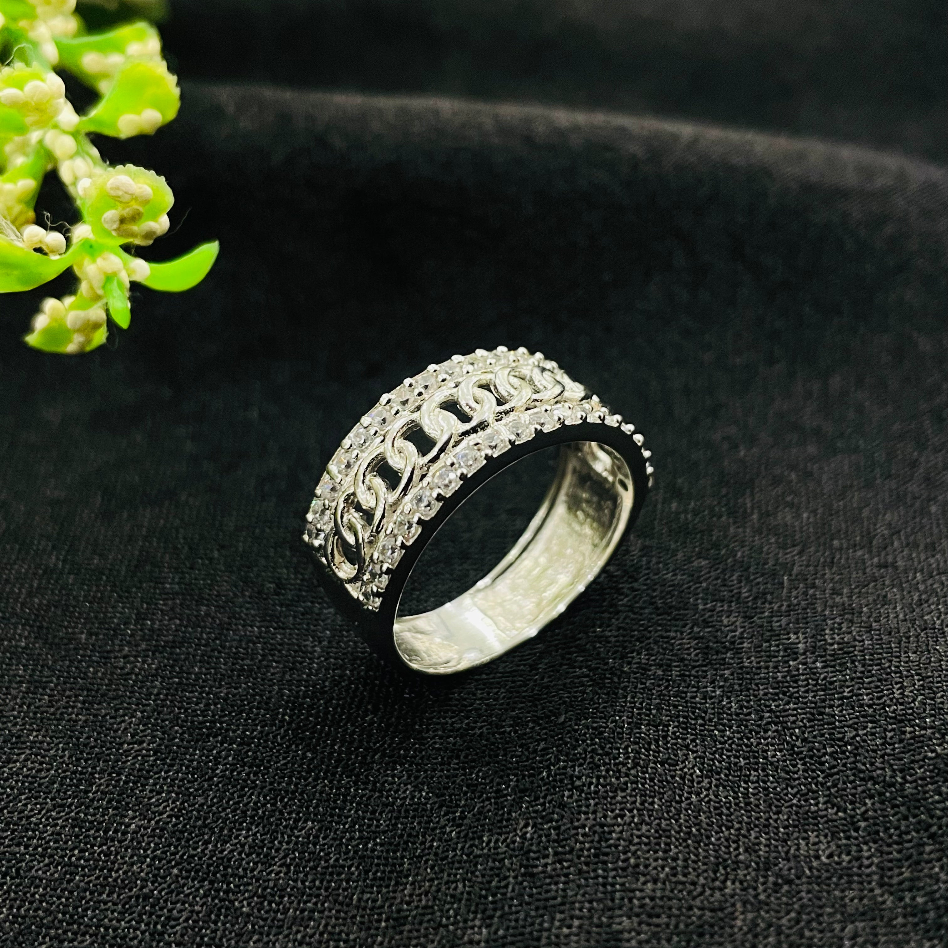 Vs Sterling Silver Cocktail Ring 233 4G