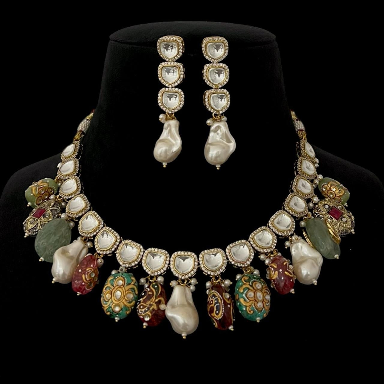 Nayaab Ishika Polki Neckpiece