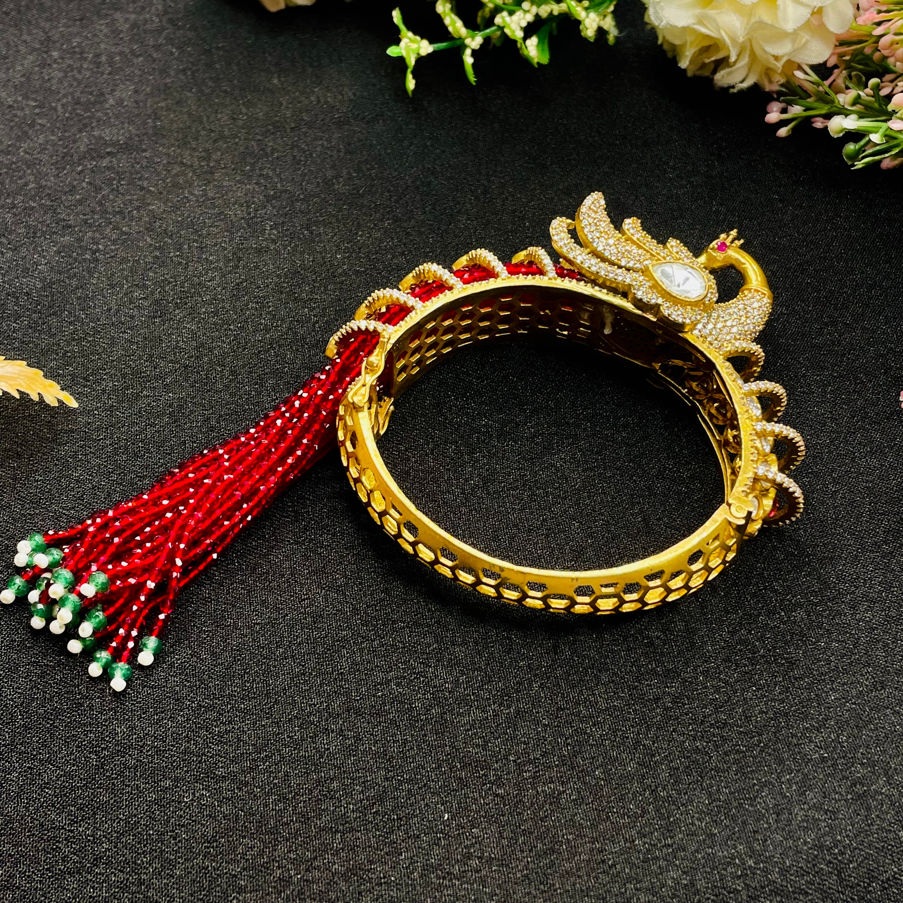 Nayaab Peacock Bangle