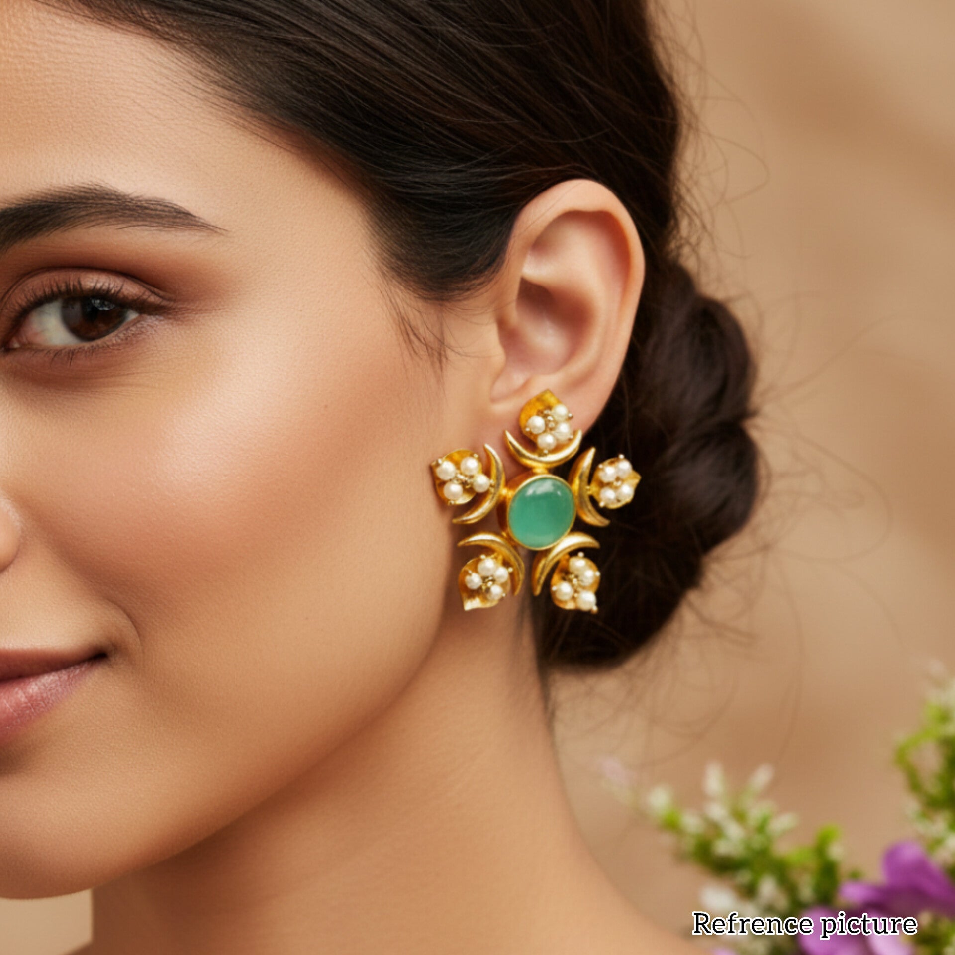Nayaab Semi Earrings