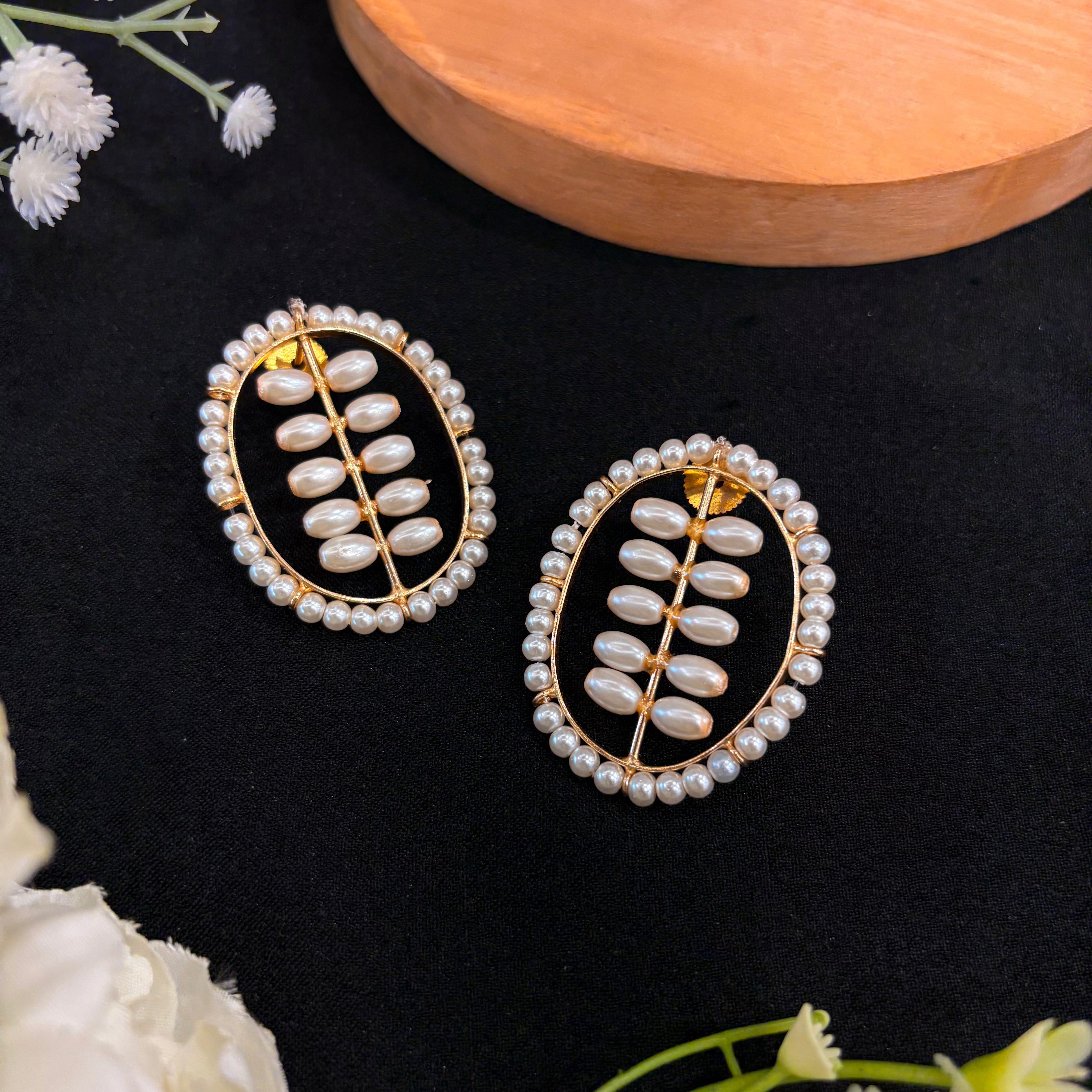 Aurelia Pearl Vine Earrings