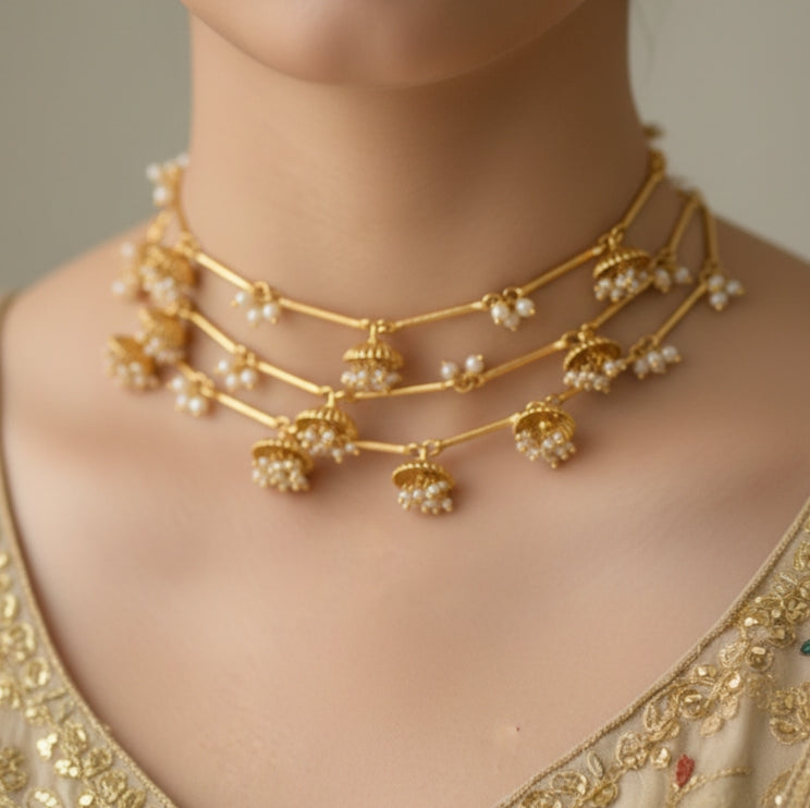 Nayaab Viral Jhumki Choker