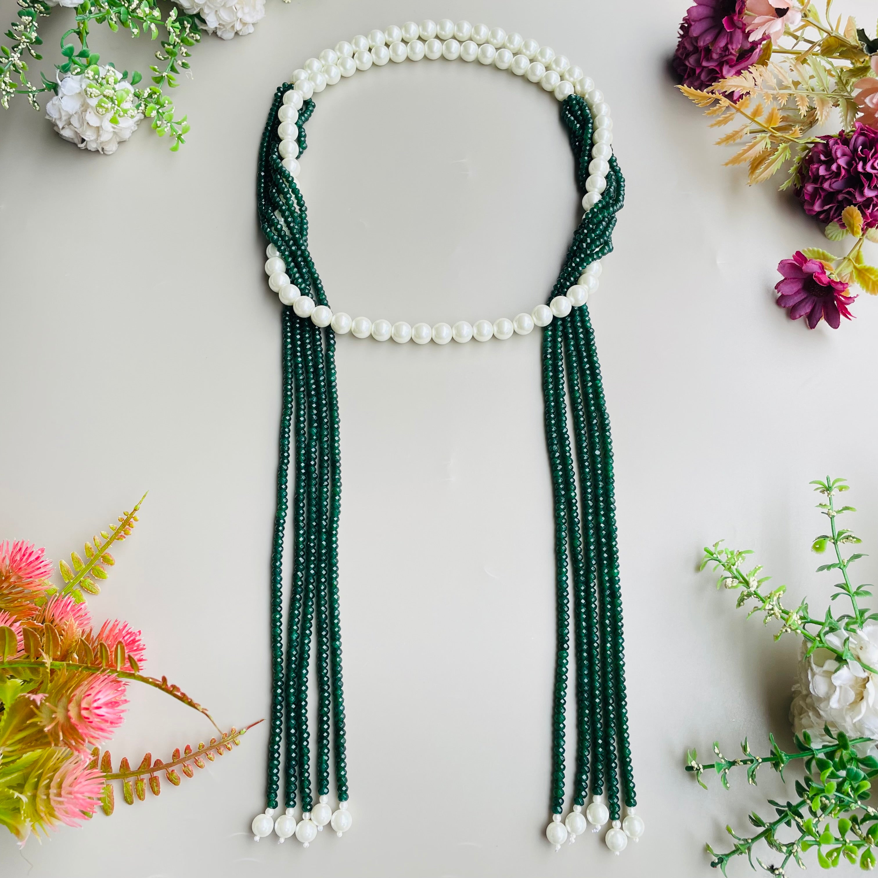 Nayaab jigyasa  Pearl long mala