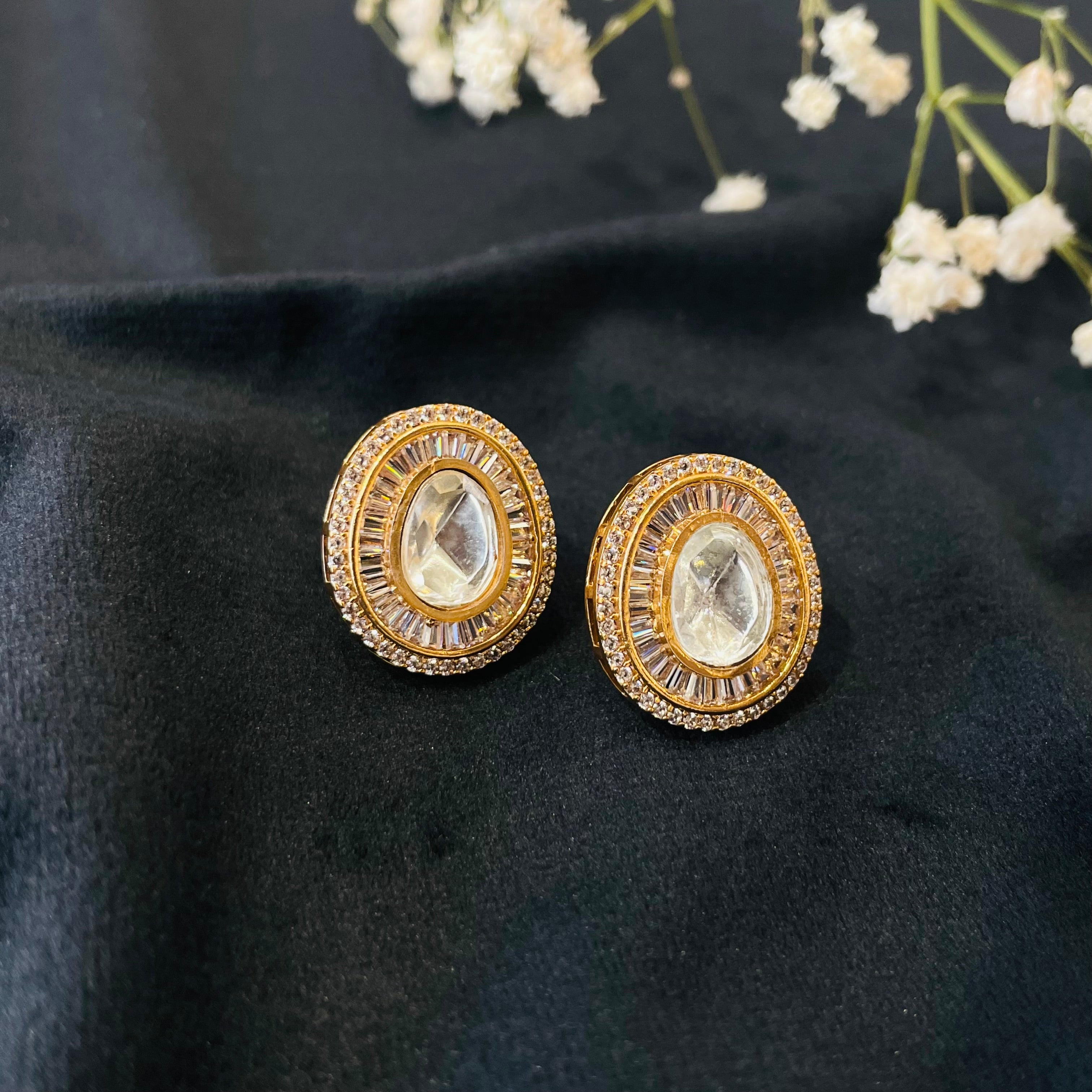 Nayaab Roohi Polki Studs