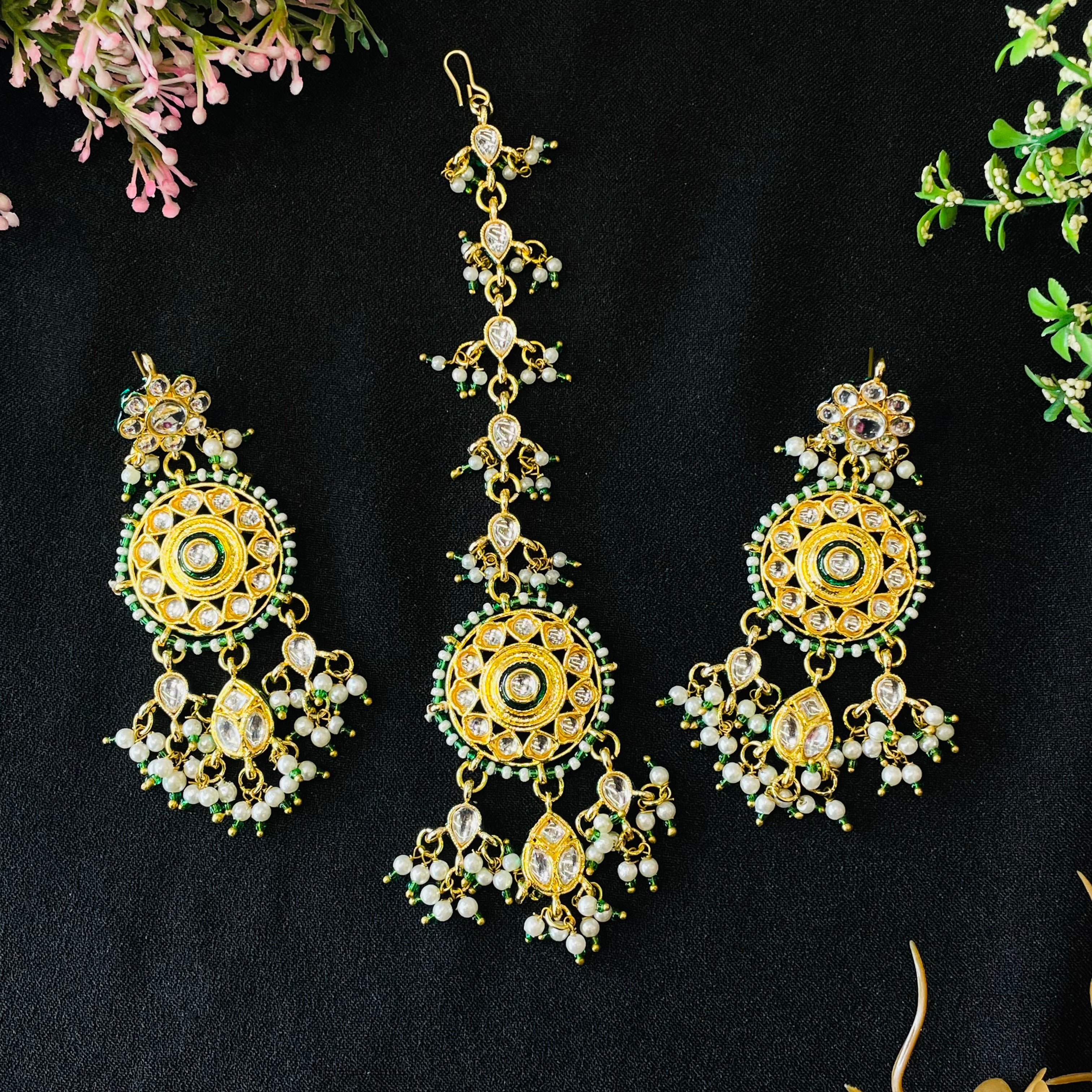 Nayaab Amayra Earring with Tikka