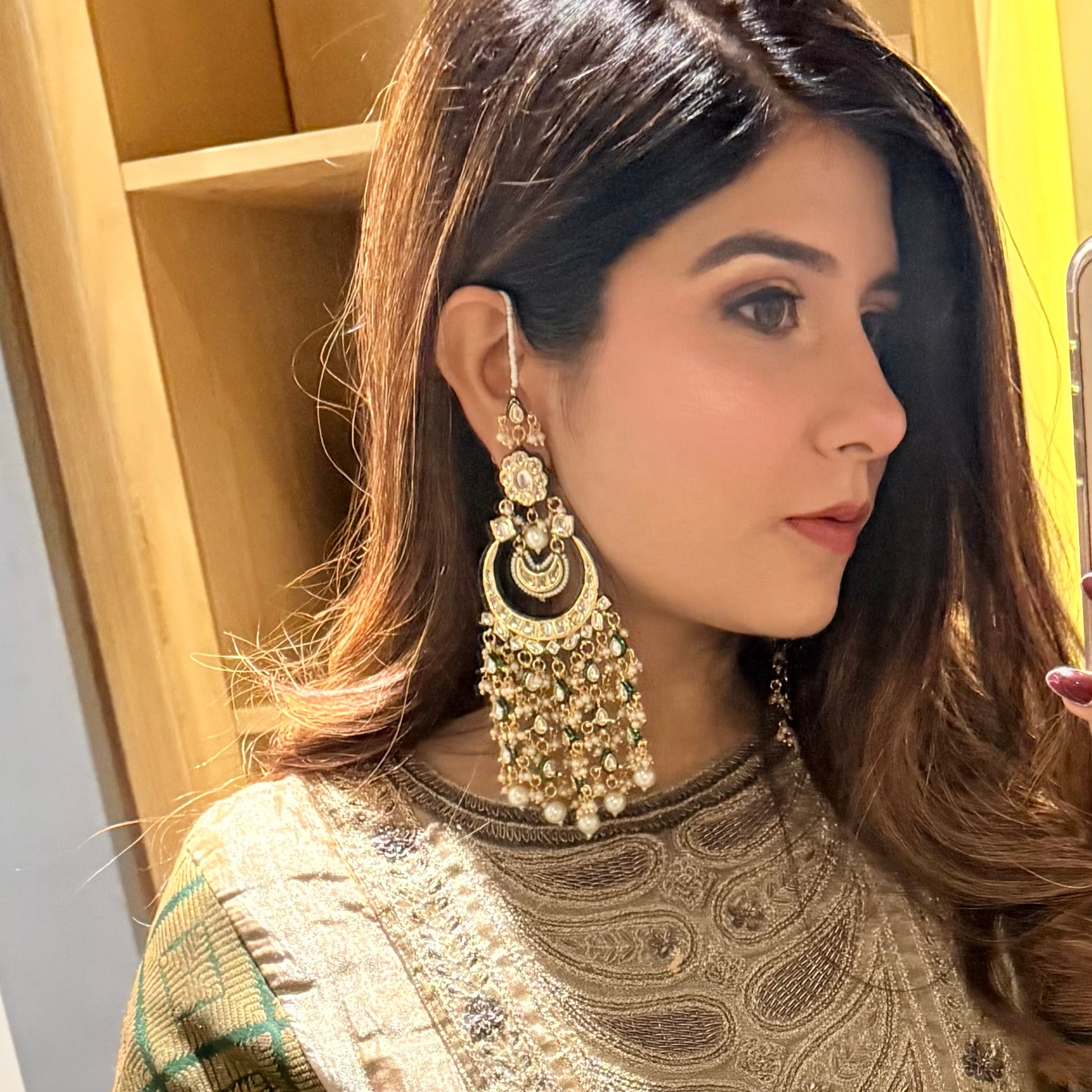 Nayaab Shreya Chandbali Earrings