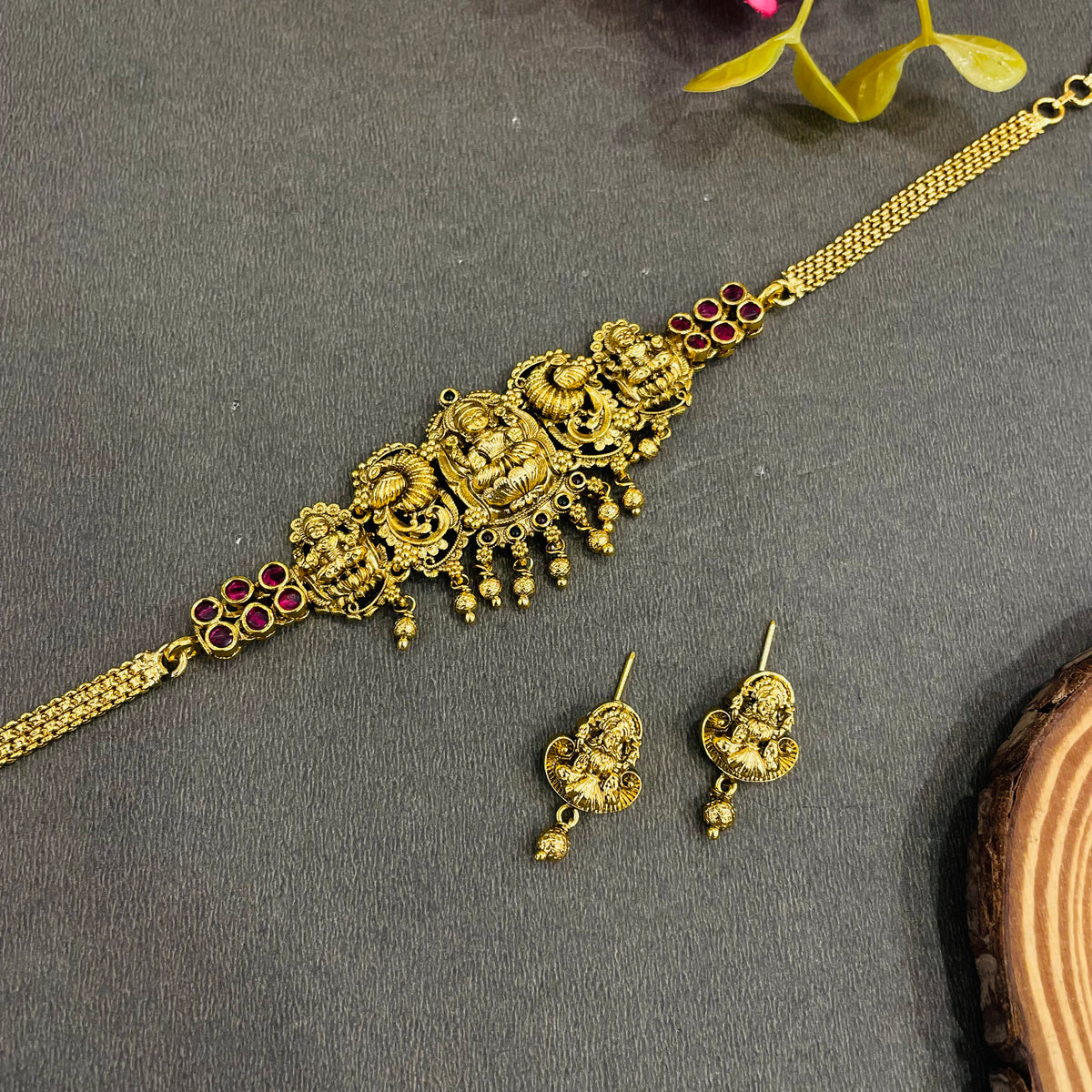 Aaradhya Temple Heritage Neckpiece