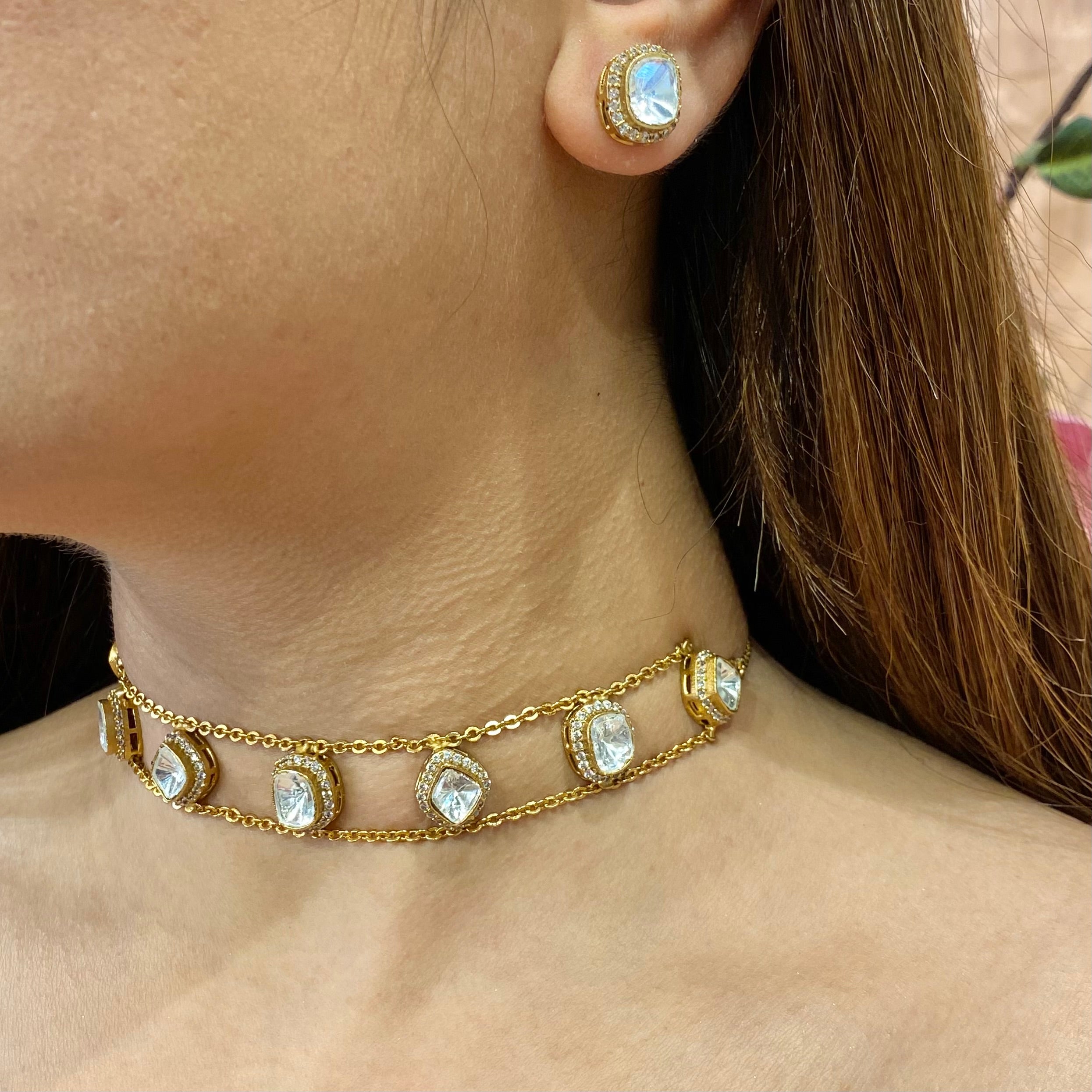 Nayaab Raavi Polki Choker