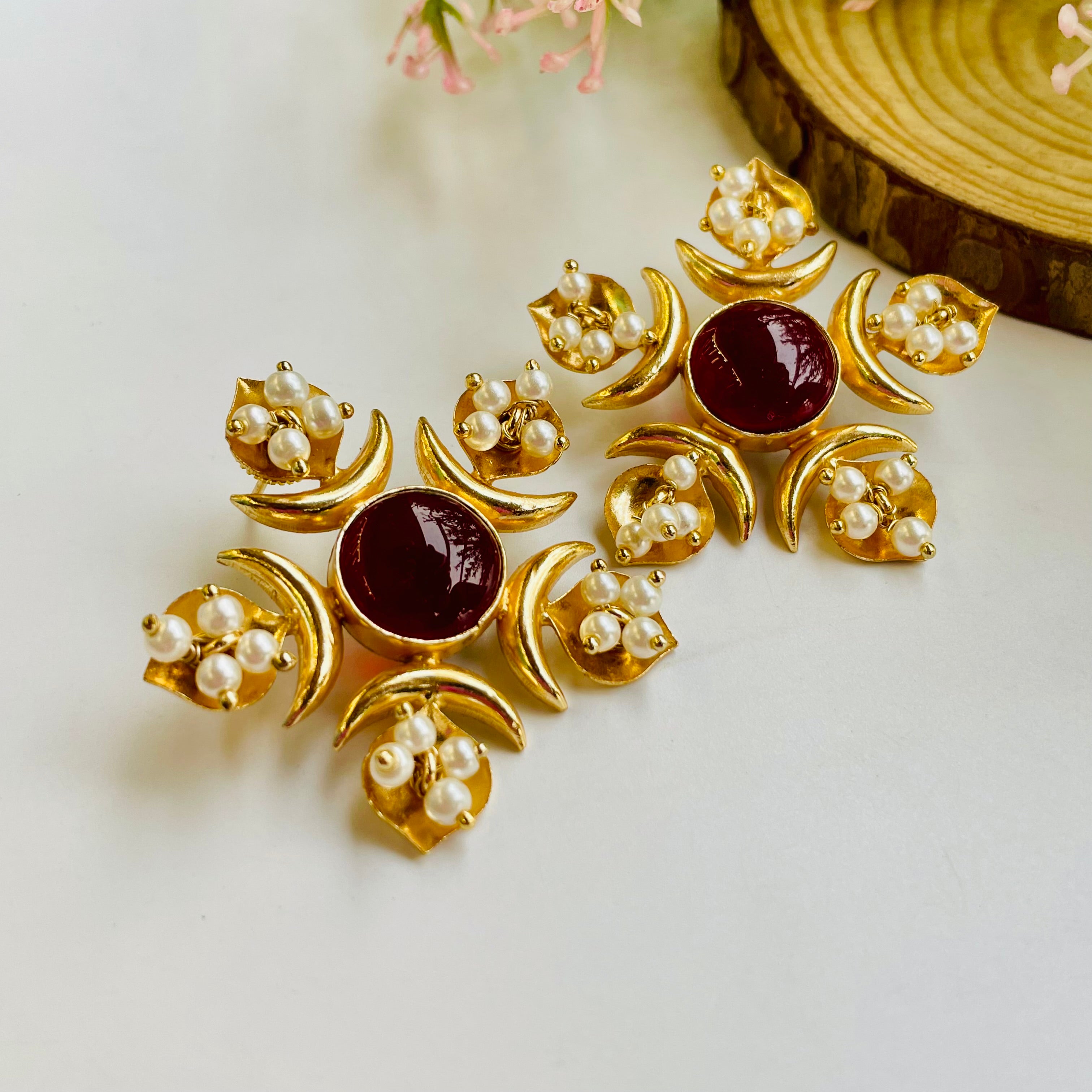 Nayaab Semi Earrings
